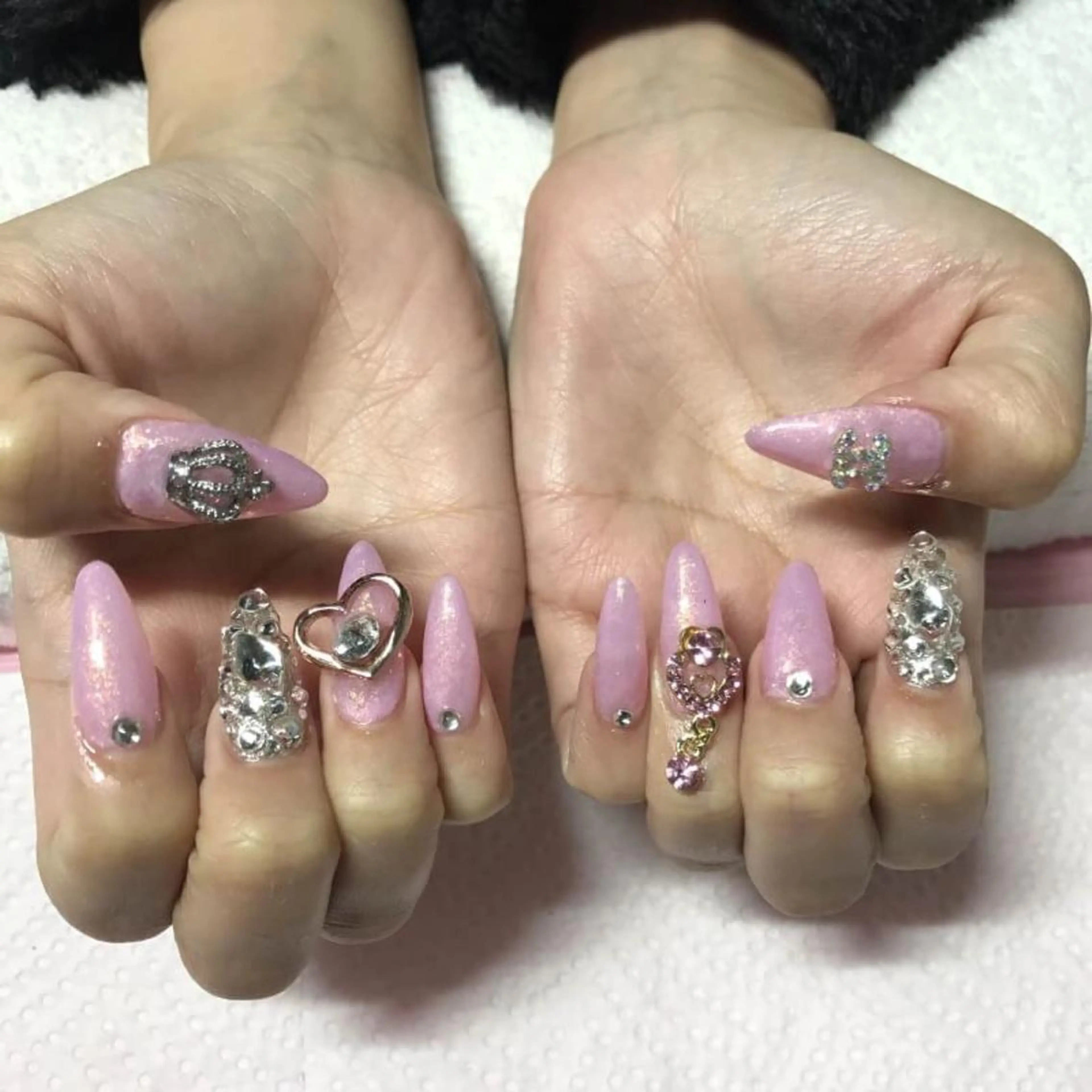 セミロング ネイル ハンドネイル 《LB》ラブリエ Nail&eyeのマツエク・マツパデザイン