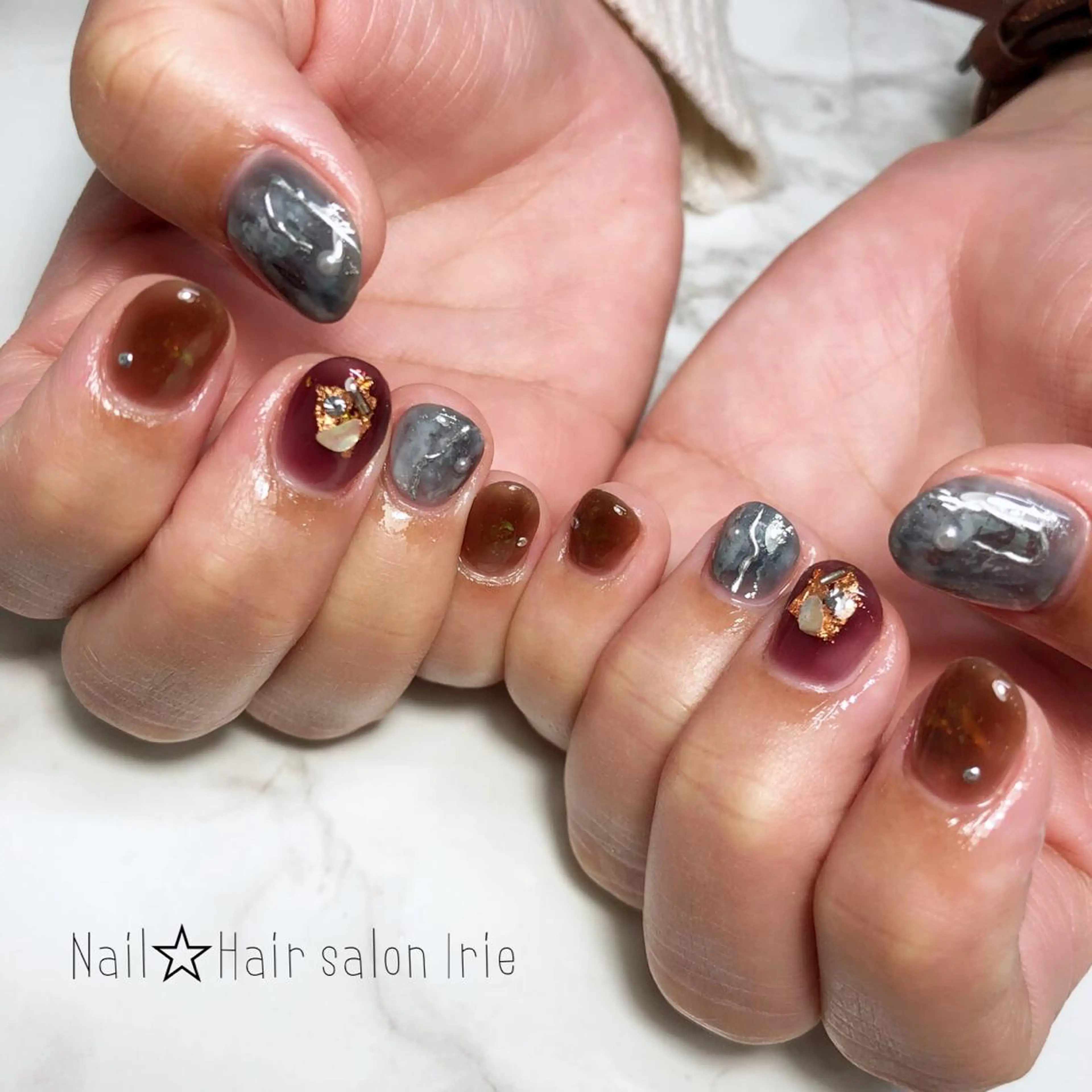 ネイル ハンドネイル Hair salon Irie所属・與儀 知佳のネイルデザイン