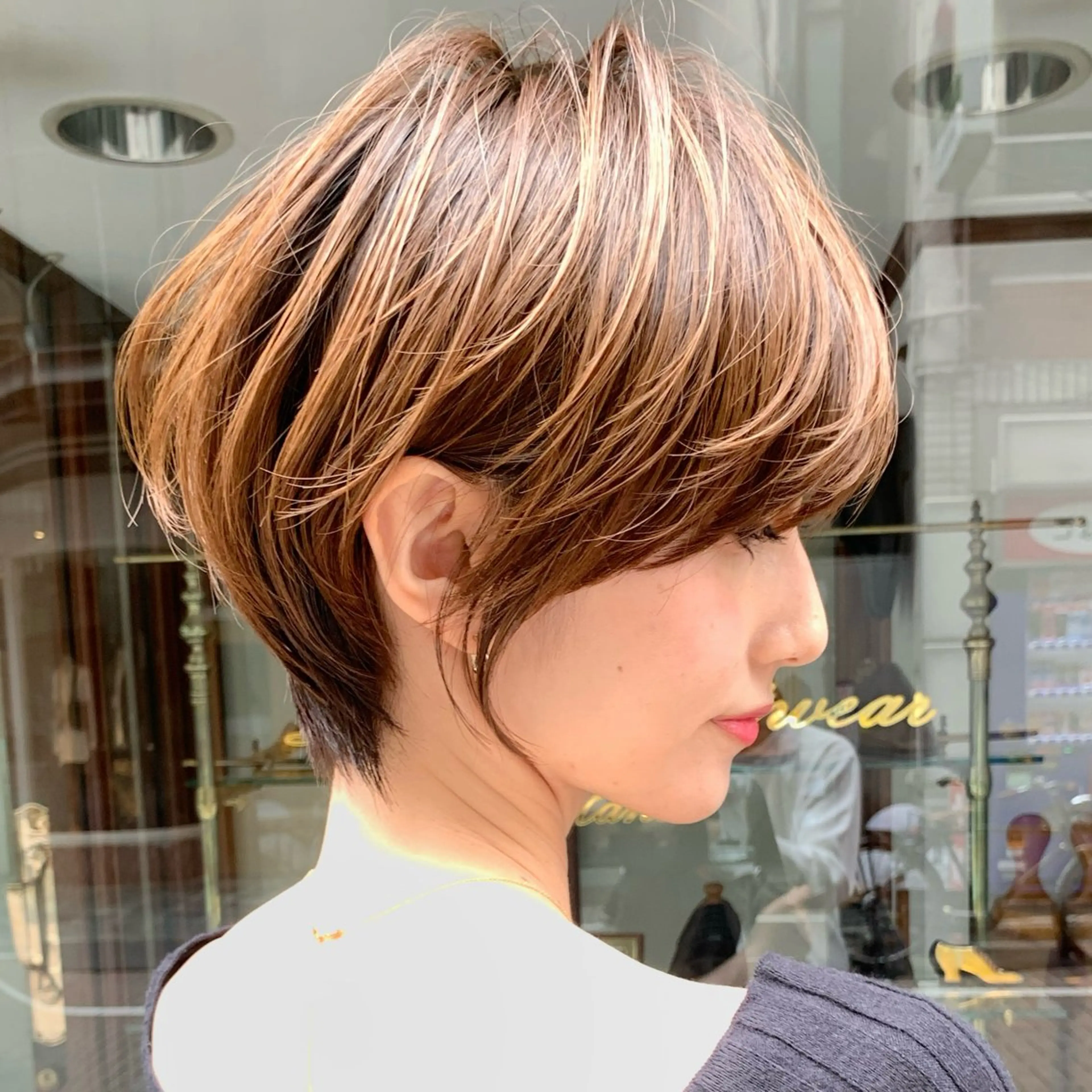 ショート 丸みショート くびれヘア ショートヘア ✨大人ショート特化 /カットモデル/銀座のヘアスタイル