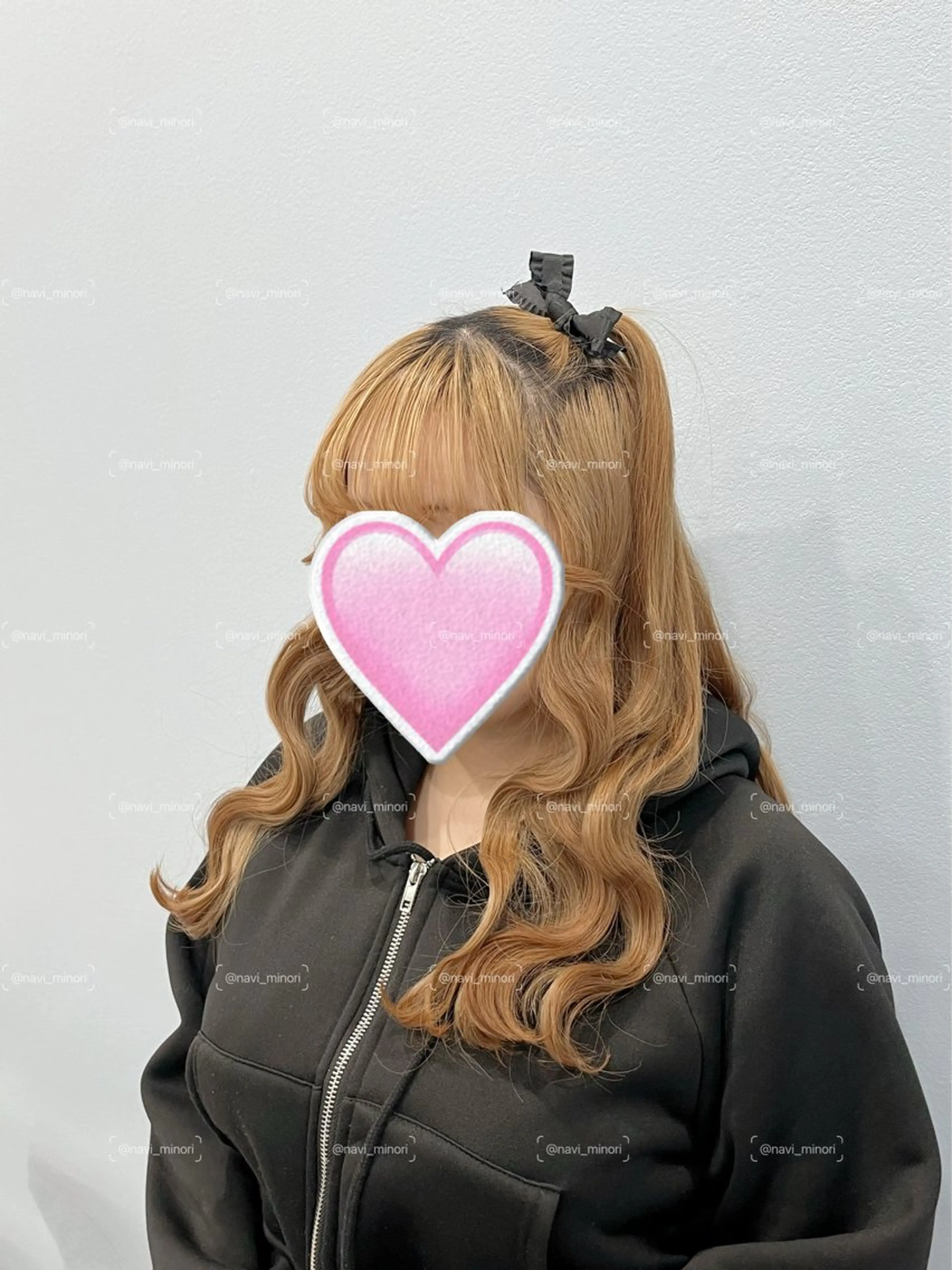 セミロング ヘアアレンジ Hairset minoriのヘアスタイル
