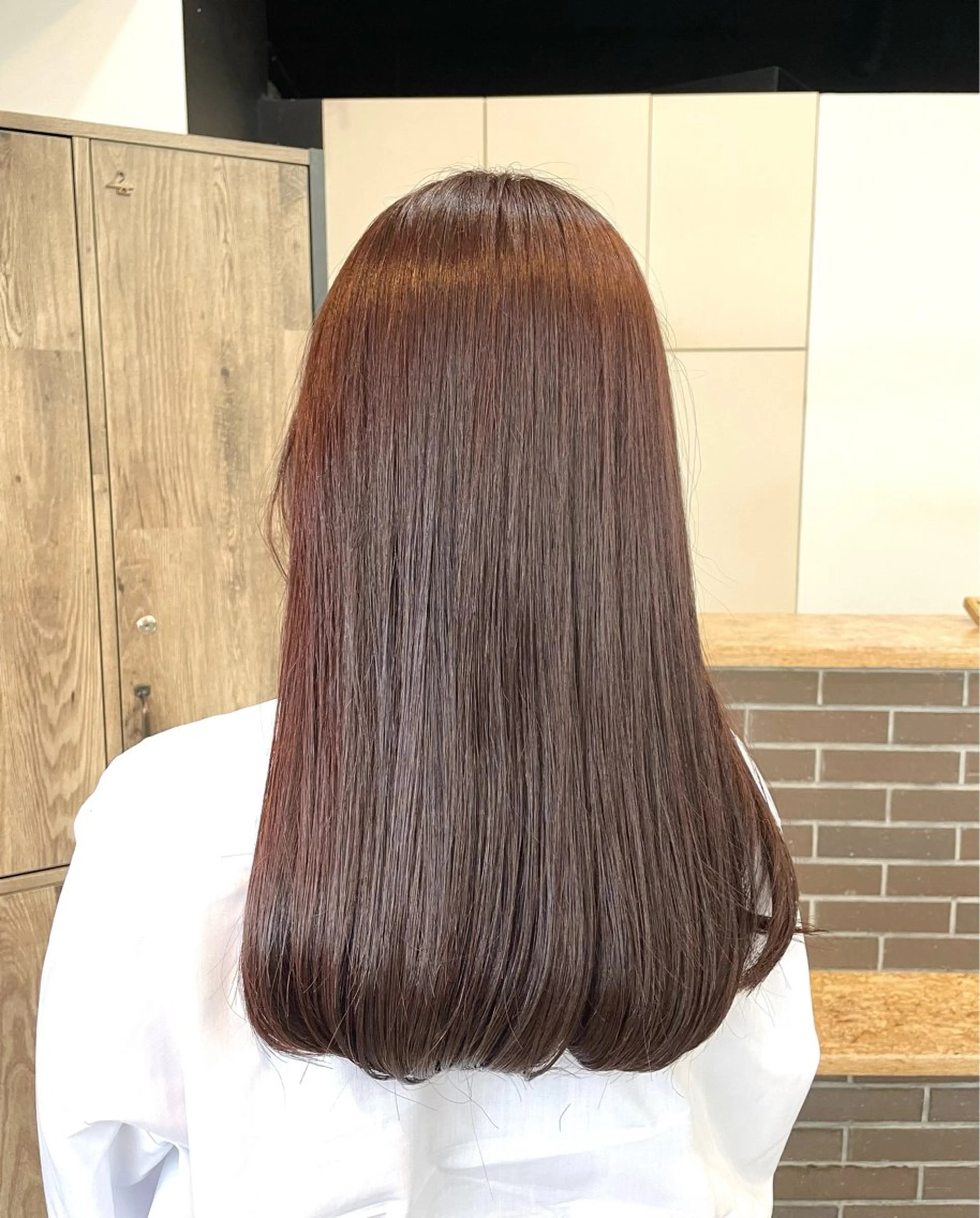 ロング カラー xepu所属・新岡 萌乃のヘアスタイル