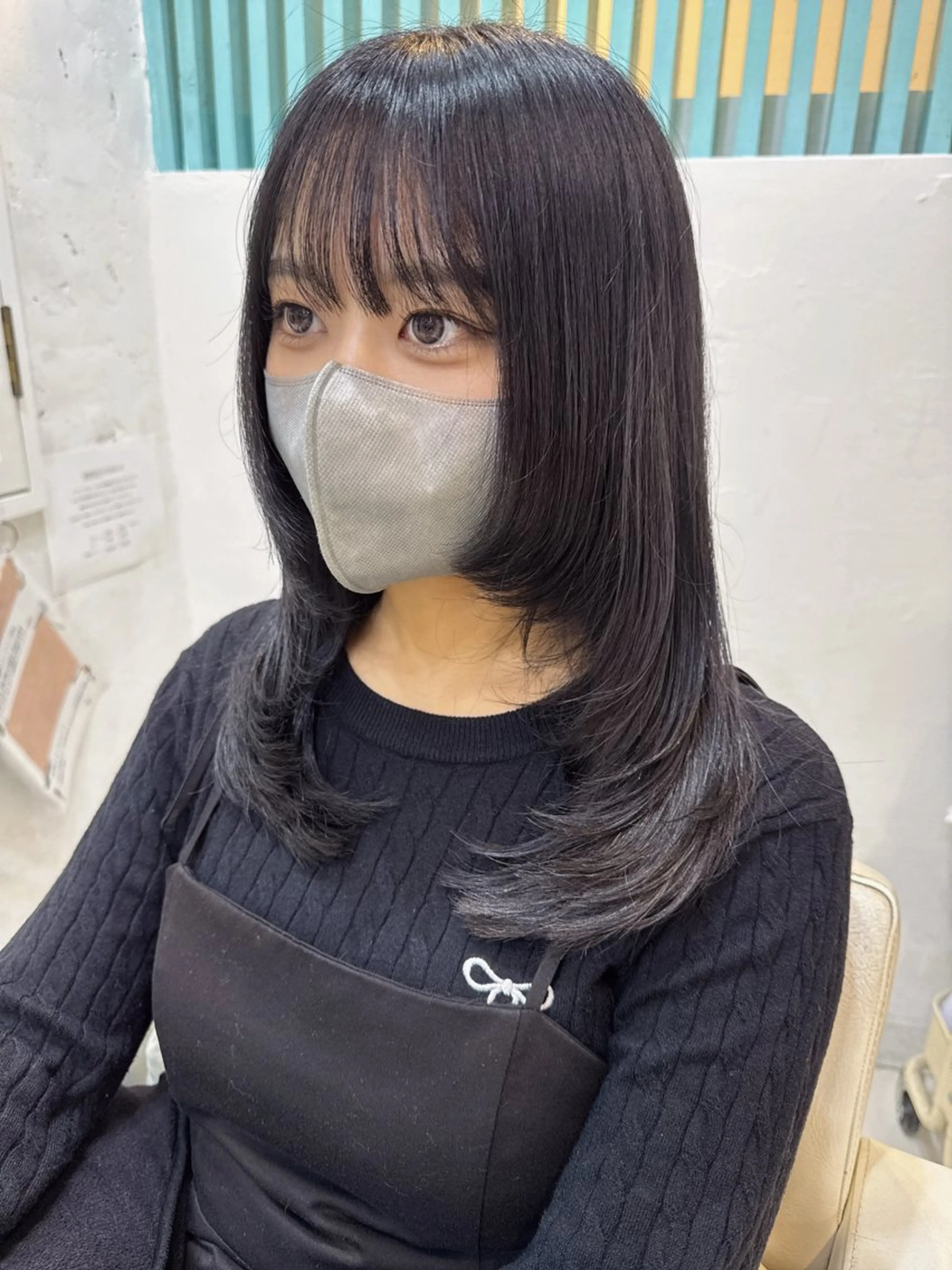 ミディアム カラー 韓国風ヘア レイヤーカット カット ヘアカラー トリートメント 透明感カラー🫧ヘア セット🫧松本菜月の眉毛・アイブロウイメージ