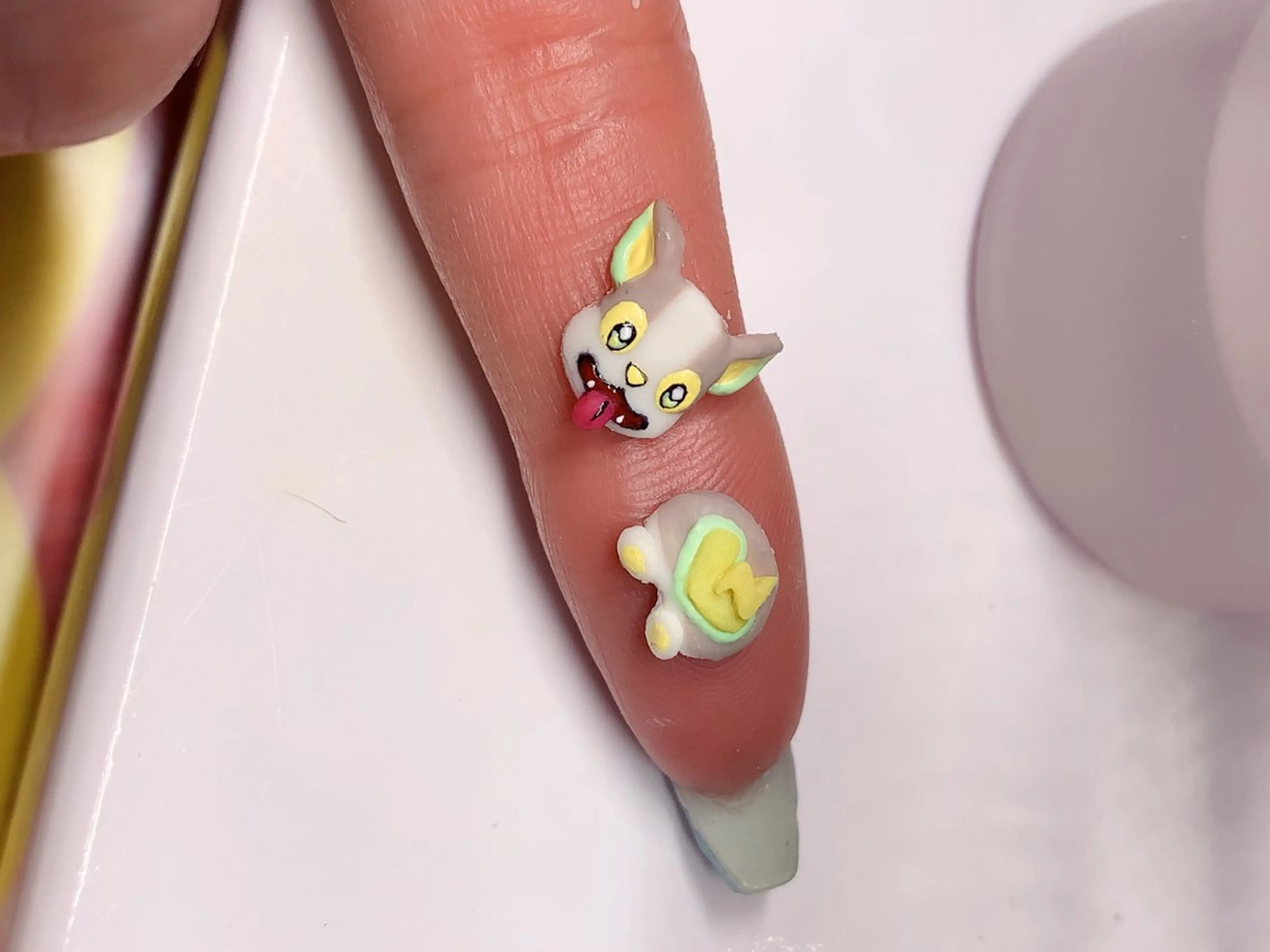 ネイル アートネイル ぷっくりネイル シェアサロンLei.g(レイジー)所属・3Dアートネイル💗 都築レナのネイルデザイン