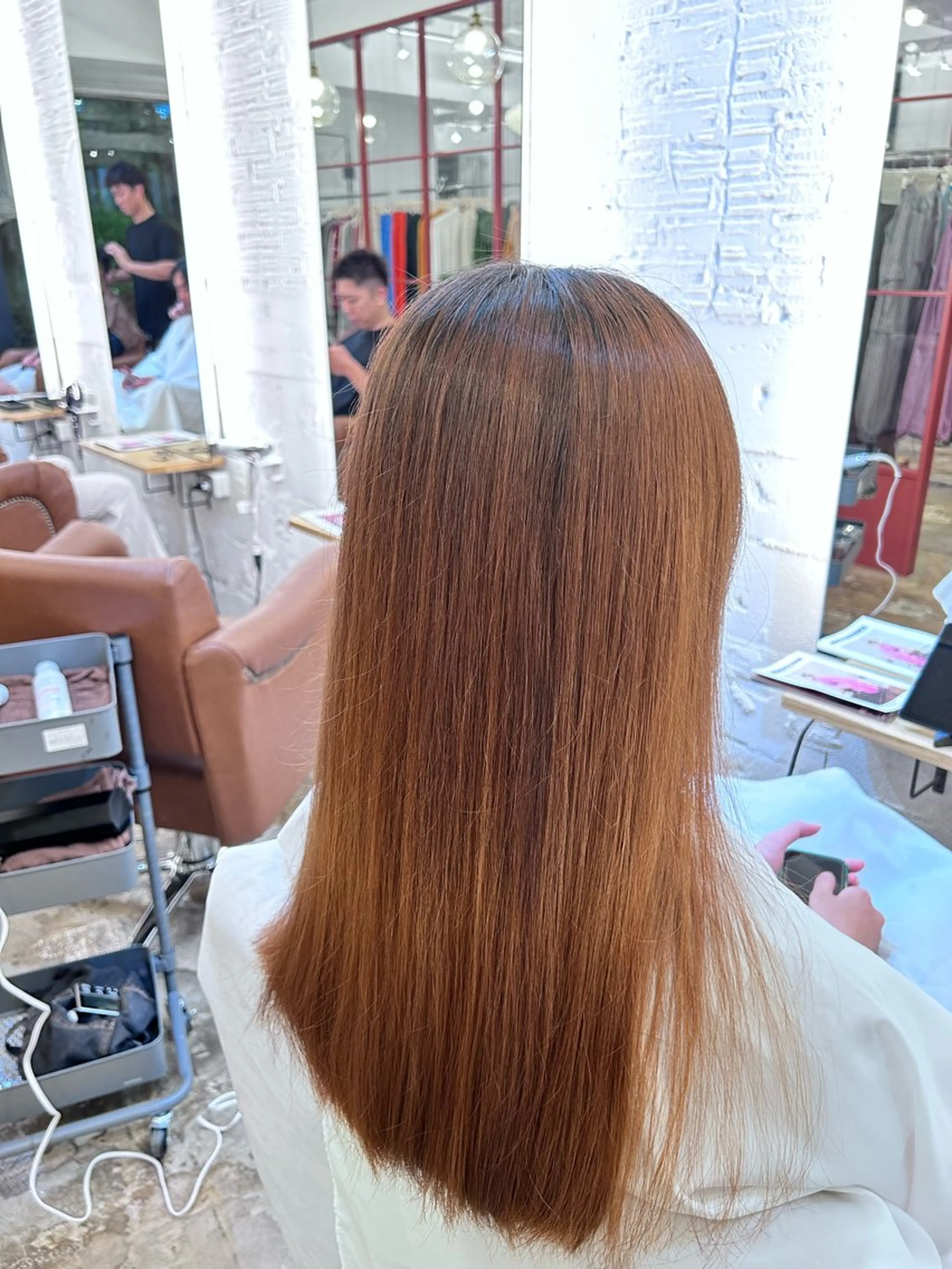 ロング AMBERGLEAM Hair&Cloth Yoga所属・Ryo☘縮毛矯正/ メンズ/ブリーチ/のヘアスタイル