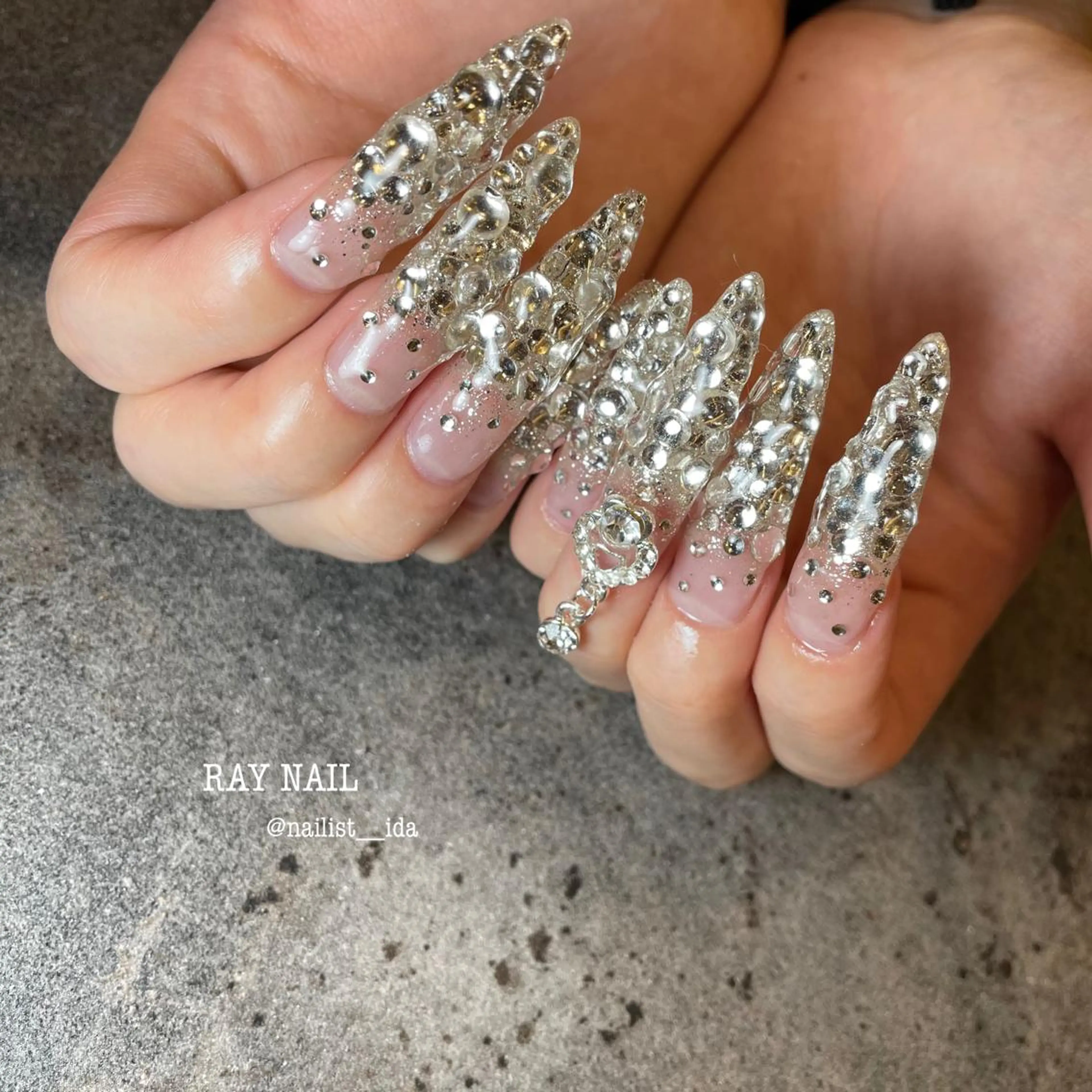 ネイル スカルプネイル ハンドネイル Arowa 伊田のネイルデザイン