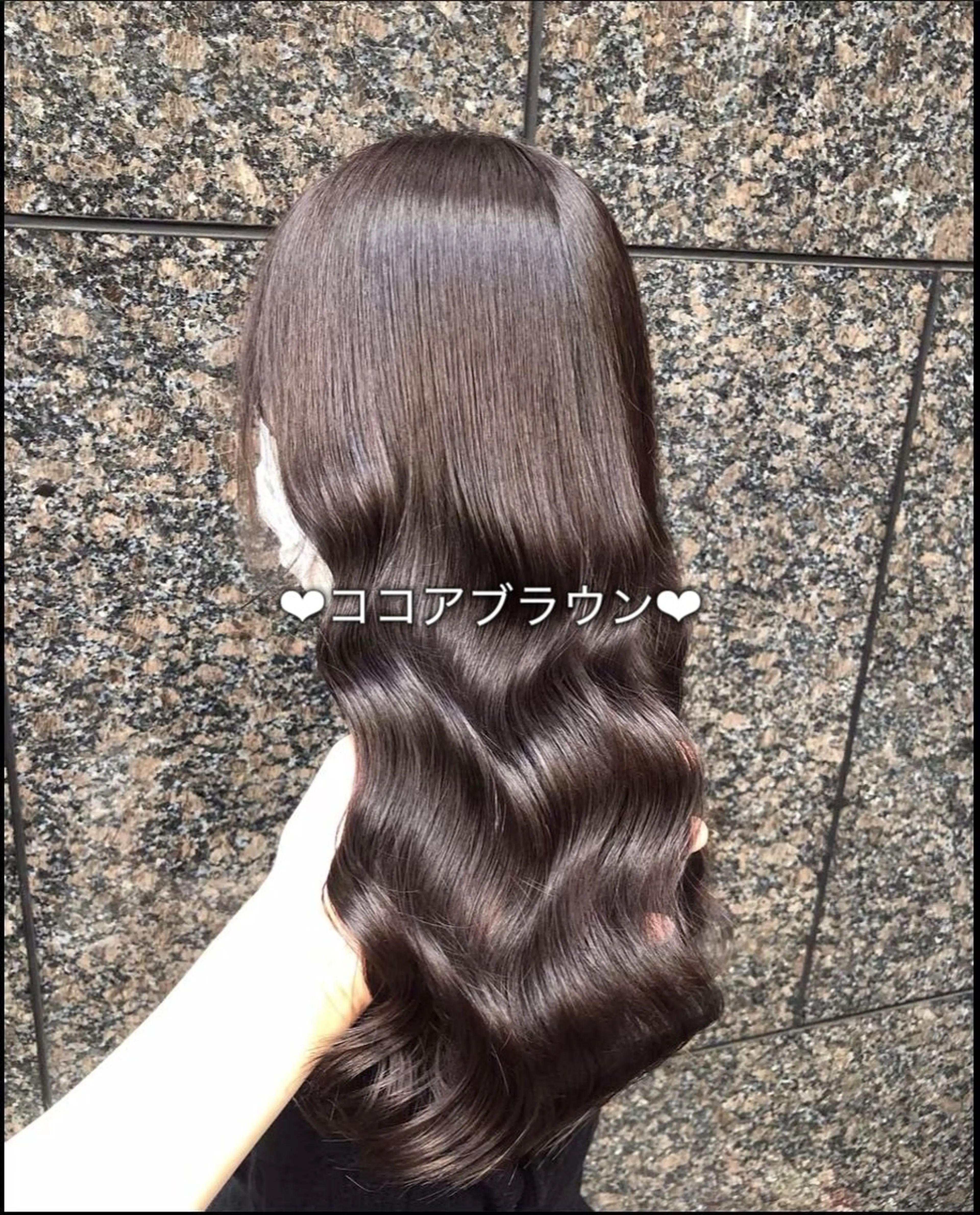ロング カラー さくら/似合わせレ イヤー/艶カラー🖤のヘアスタイル