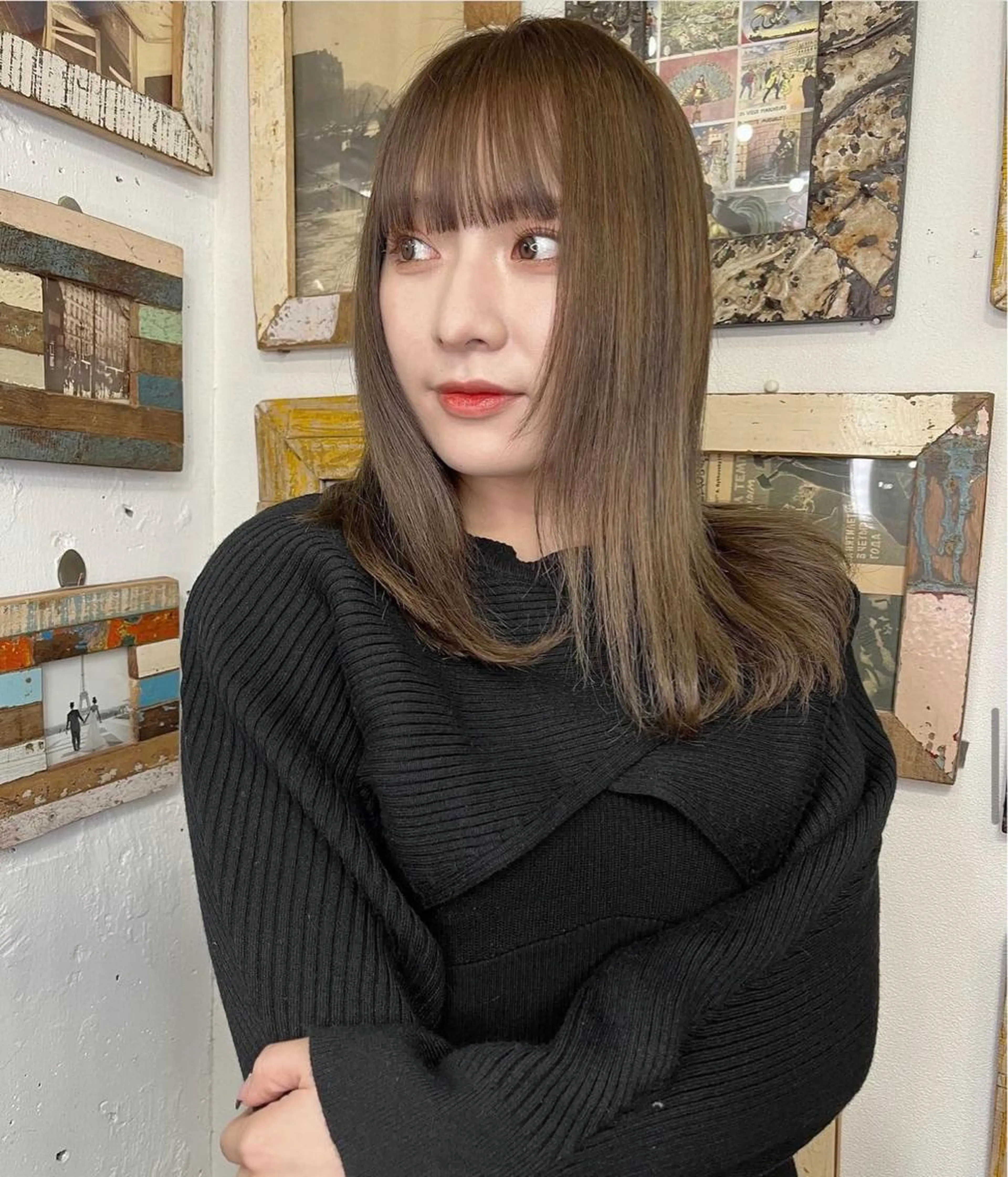 “ブリーチなし🫧”ワンカラー💞の写真