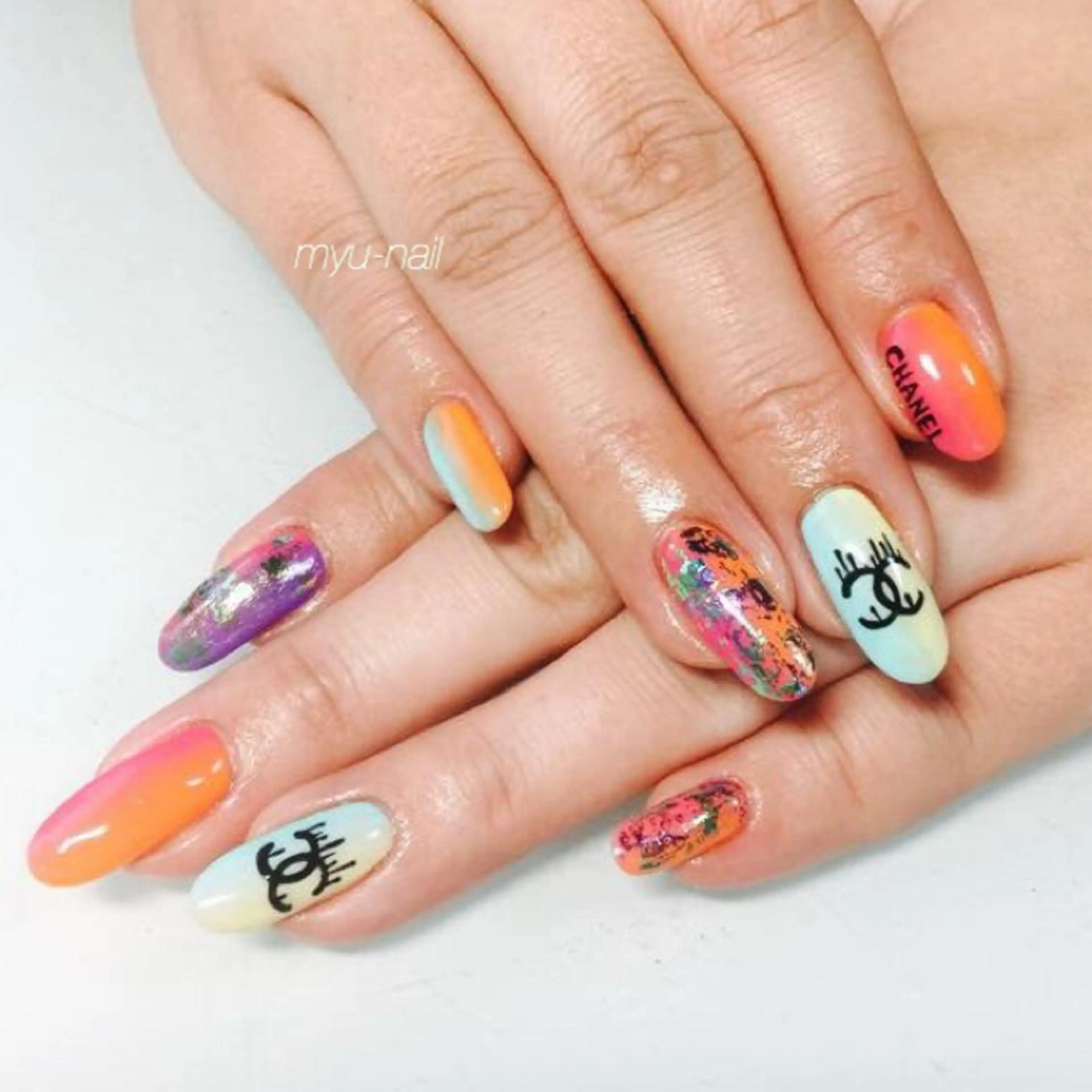 ネイル アートネイル ホームサロン myu-nailのネイルデザイン