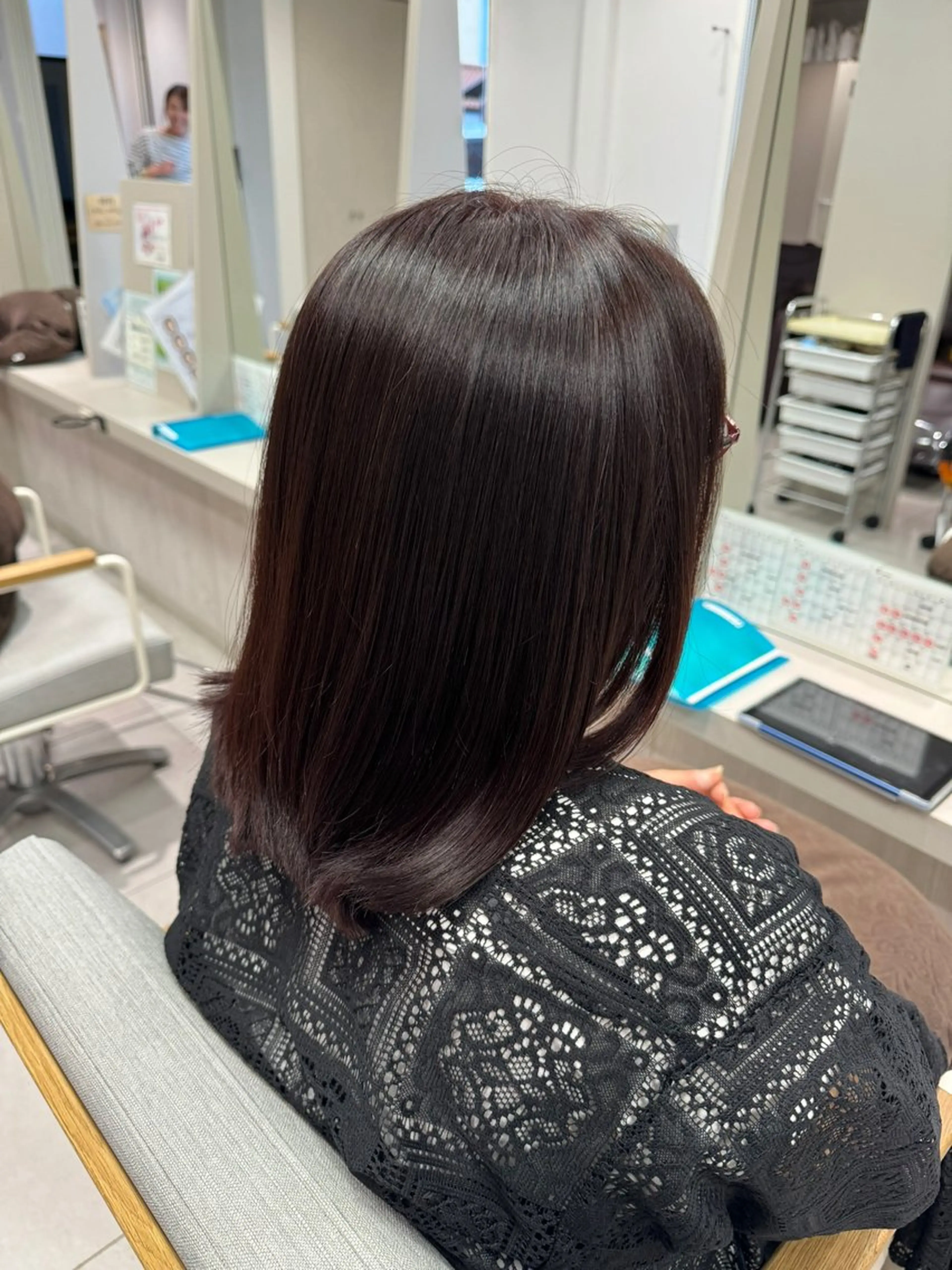 カラー CRECE💫永尾 胡桃のヘアスタイル