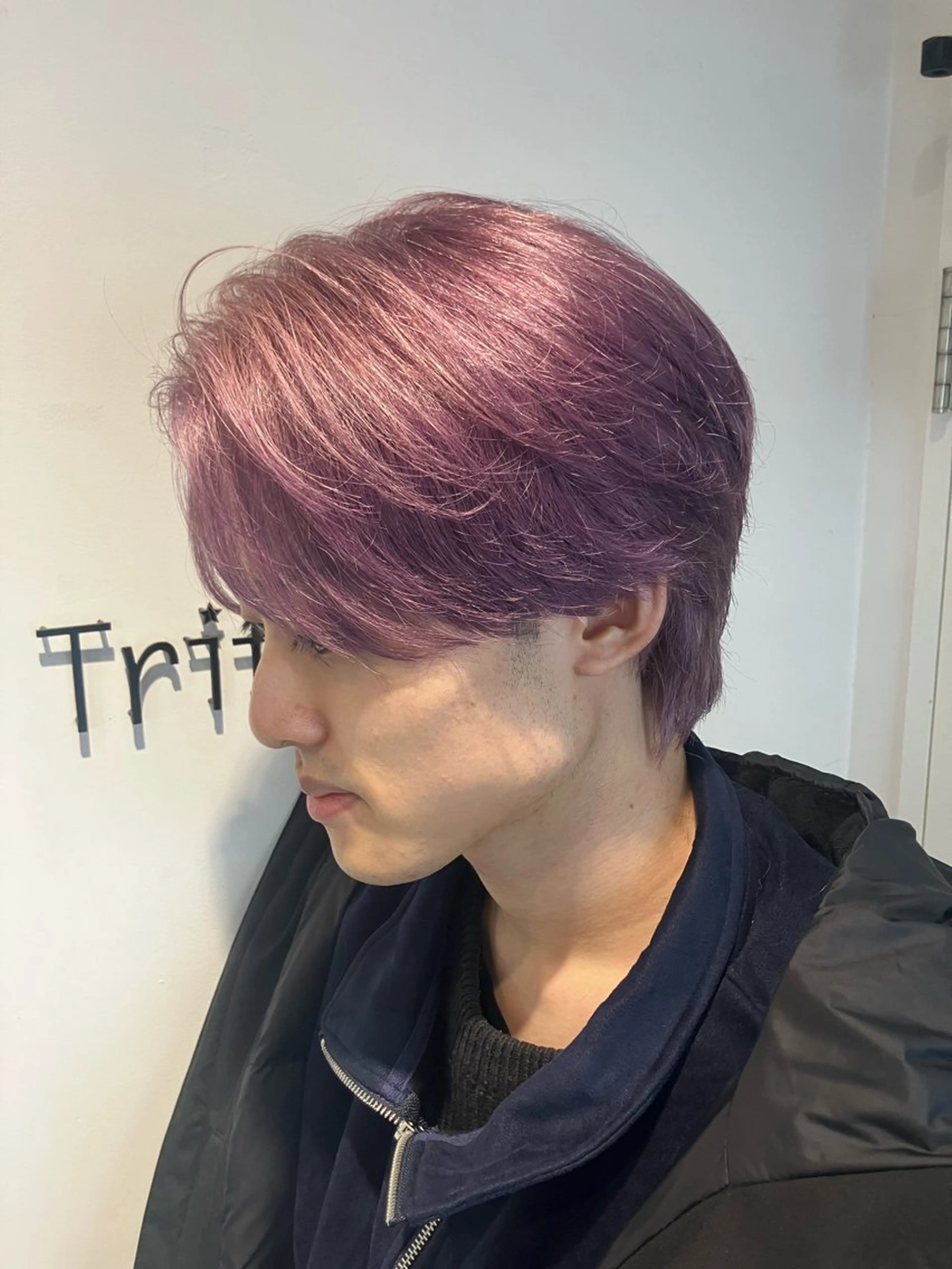 カラー メンズ ピンクカラー ピンクパープル trife by  AKARA所属・trife美容師 KAZUMIのヘアスタイル