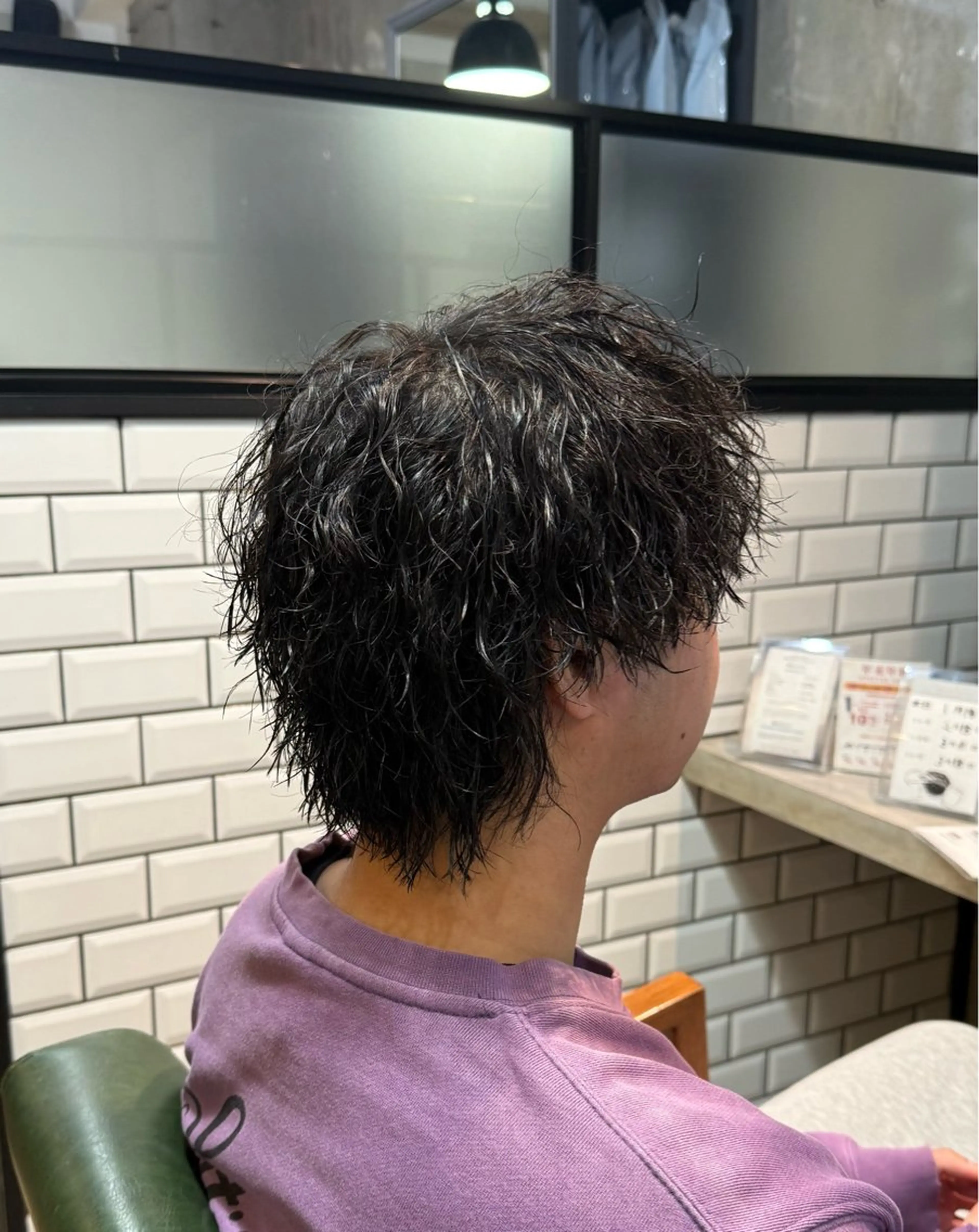 ミディアム パーマ メンズ メンズ専門 Ryukiのヘアスタイル