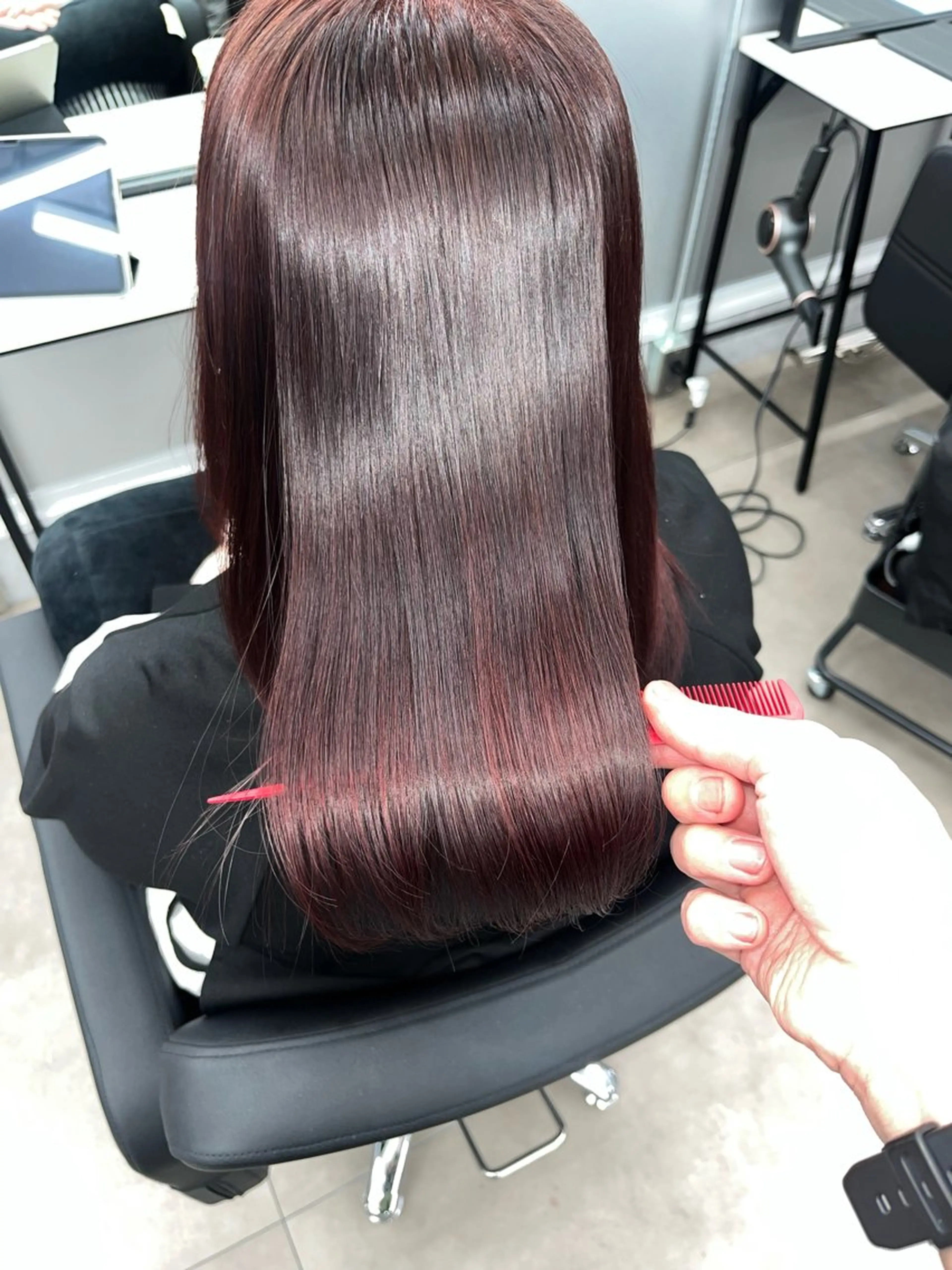 セミロング カラー パーマ 🌈艶髪/髪質改善 新宿itouのヘアスタイル