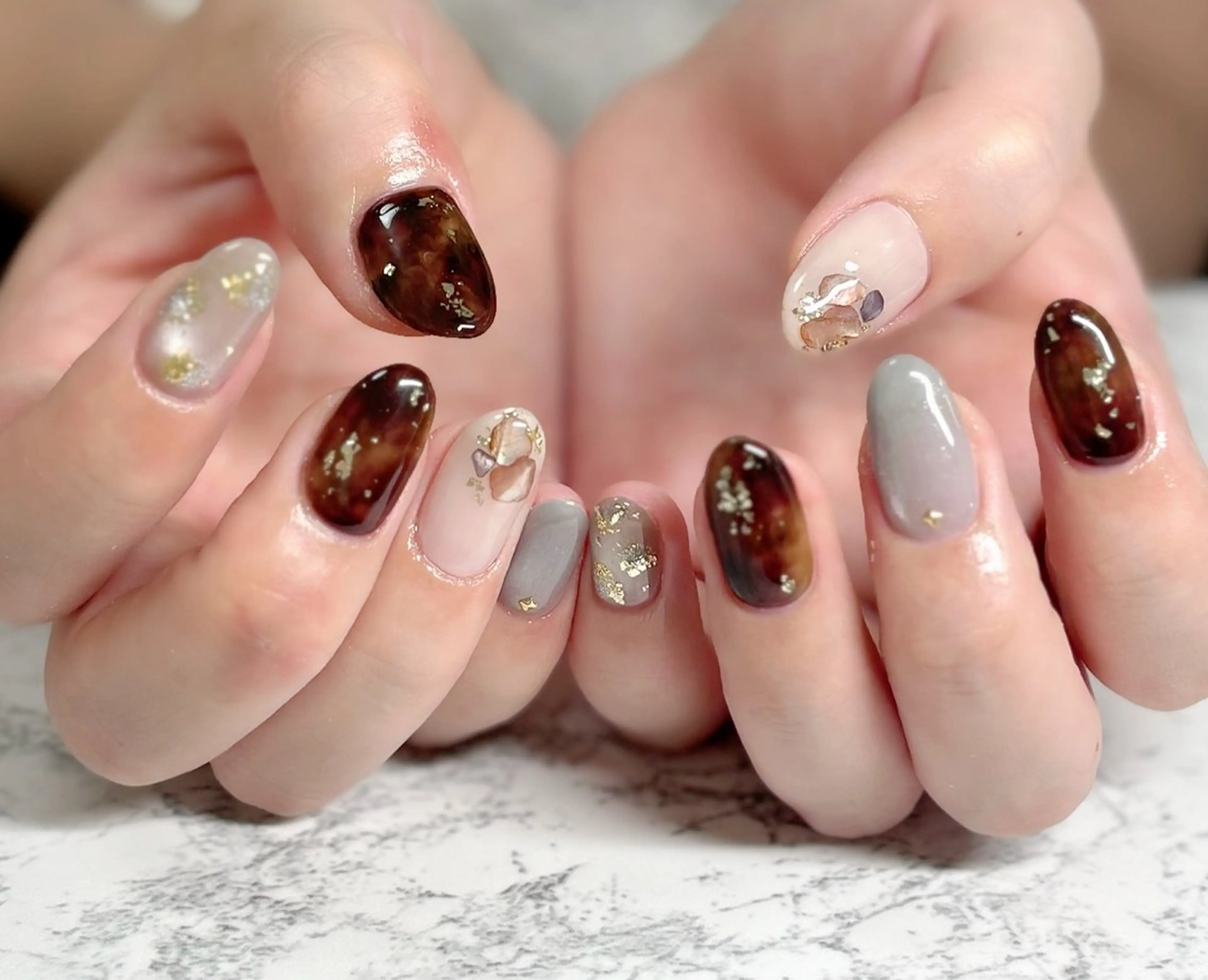 ネイル ハンドネイル 市川駅 ✿中津のネイルデザイン