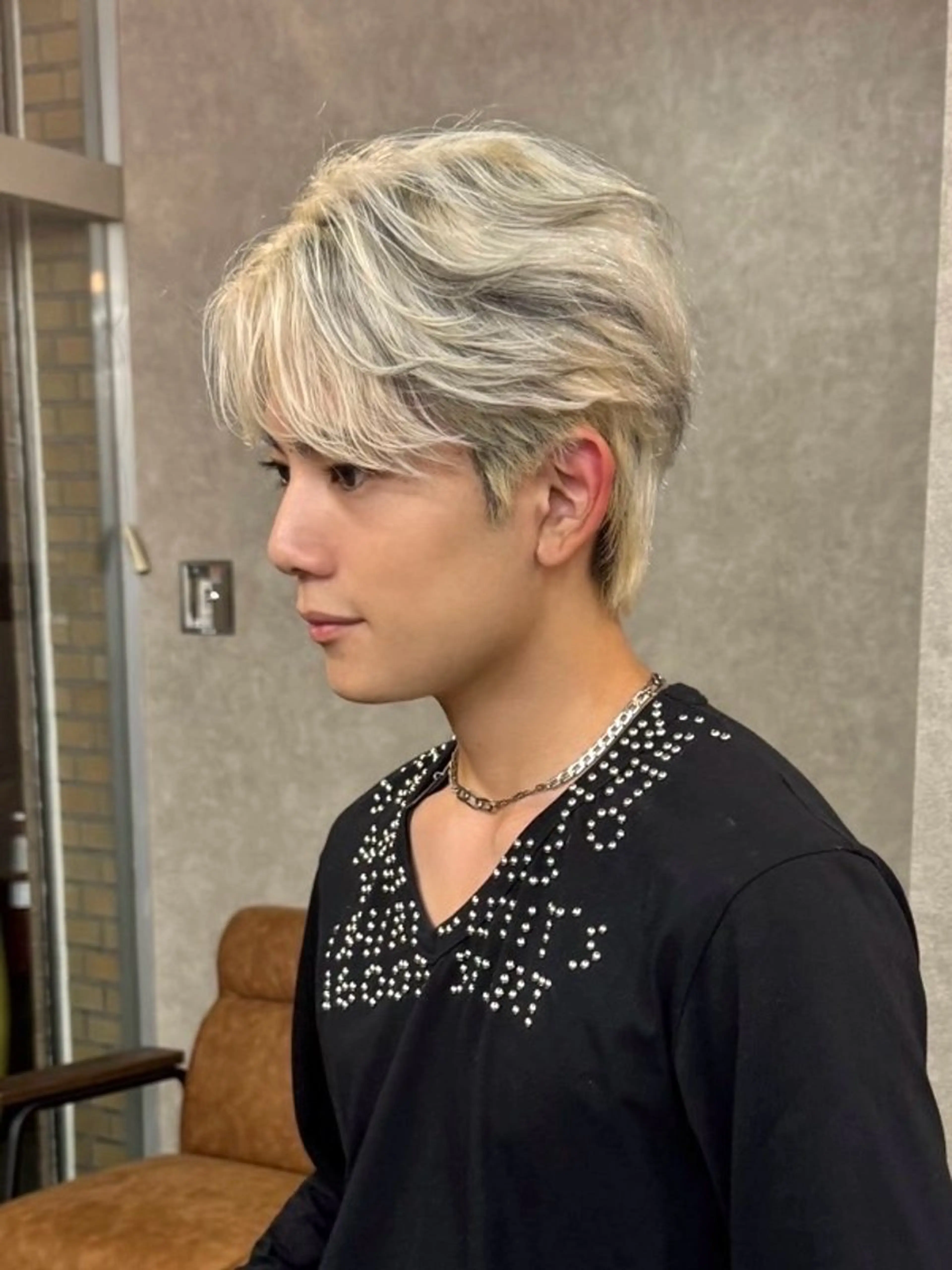 ショート カラー メンズ ✂︎メンズ特化千葉 パーマ優希のヘアスタイル
