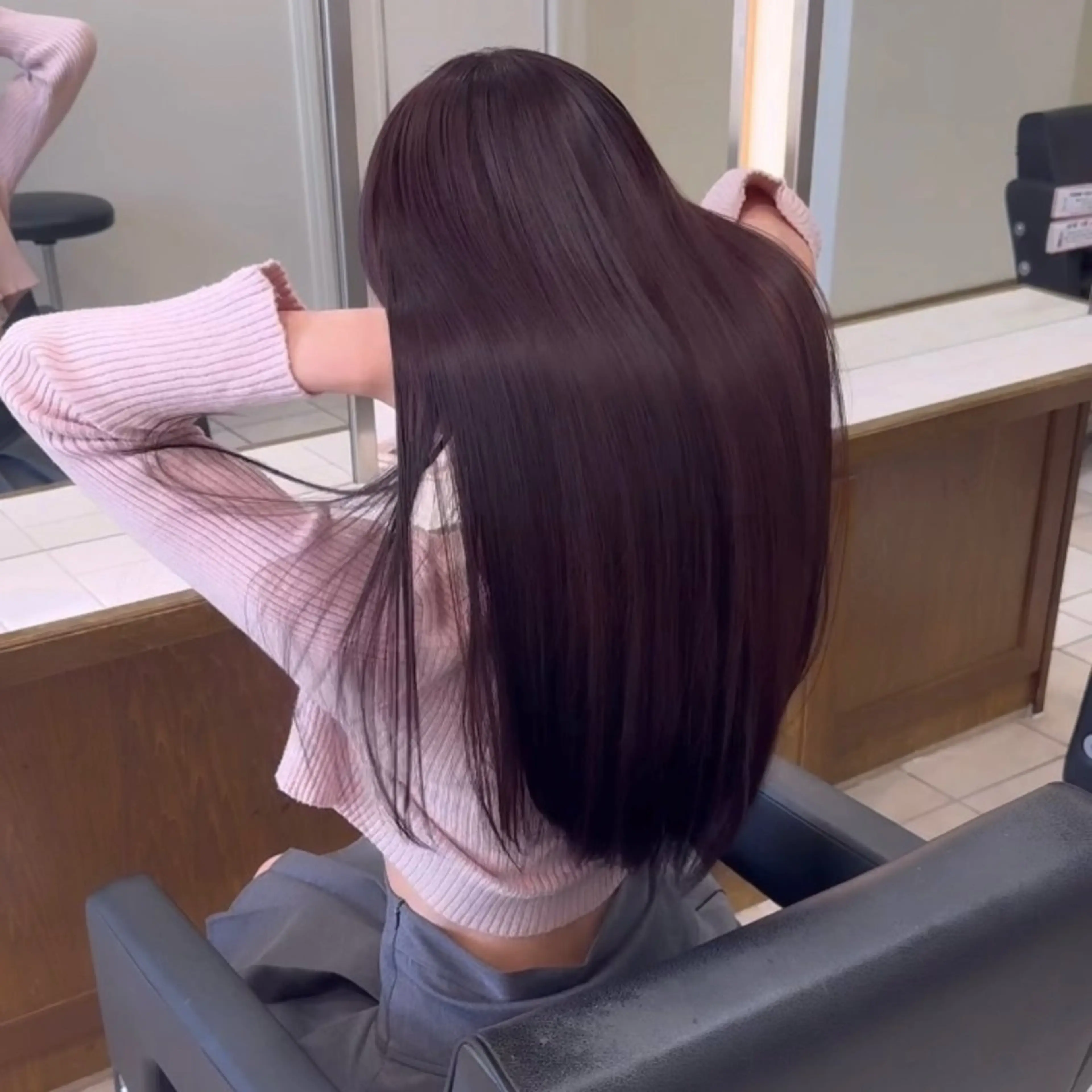 韓国風艶カラー💖➕最高級🌟髪質改善トリートメント《エアンス》の写真