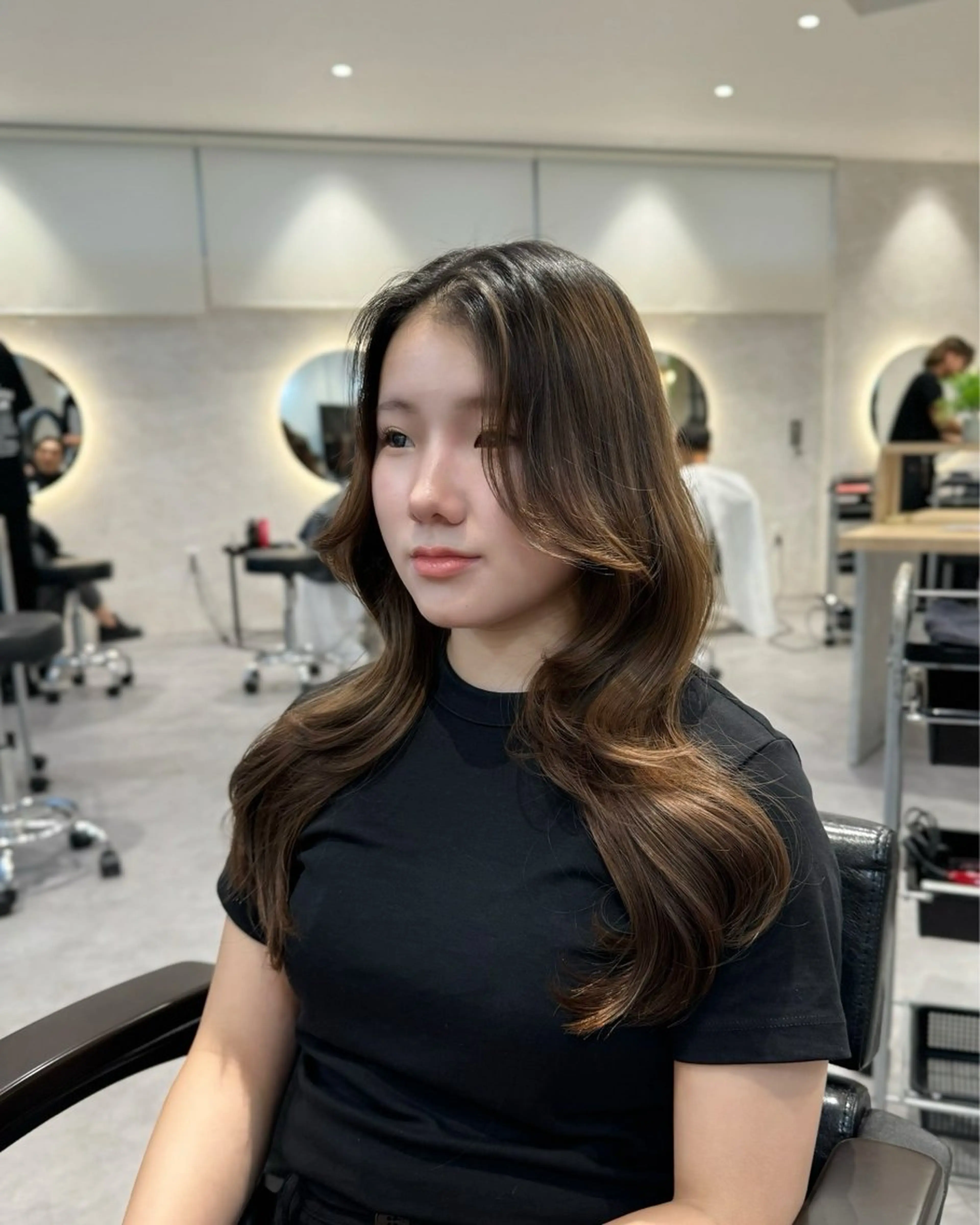 ロング カット ヘアカラー トリートメント RAF TOKYO 浜松所属・レイヤー/髪質改善/ 飯尾百花のヘアスタイル