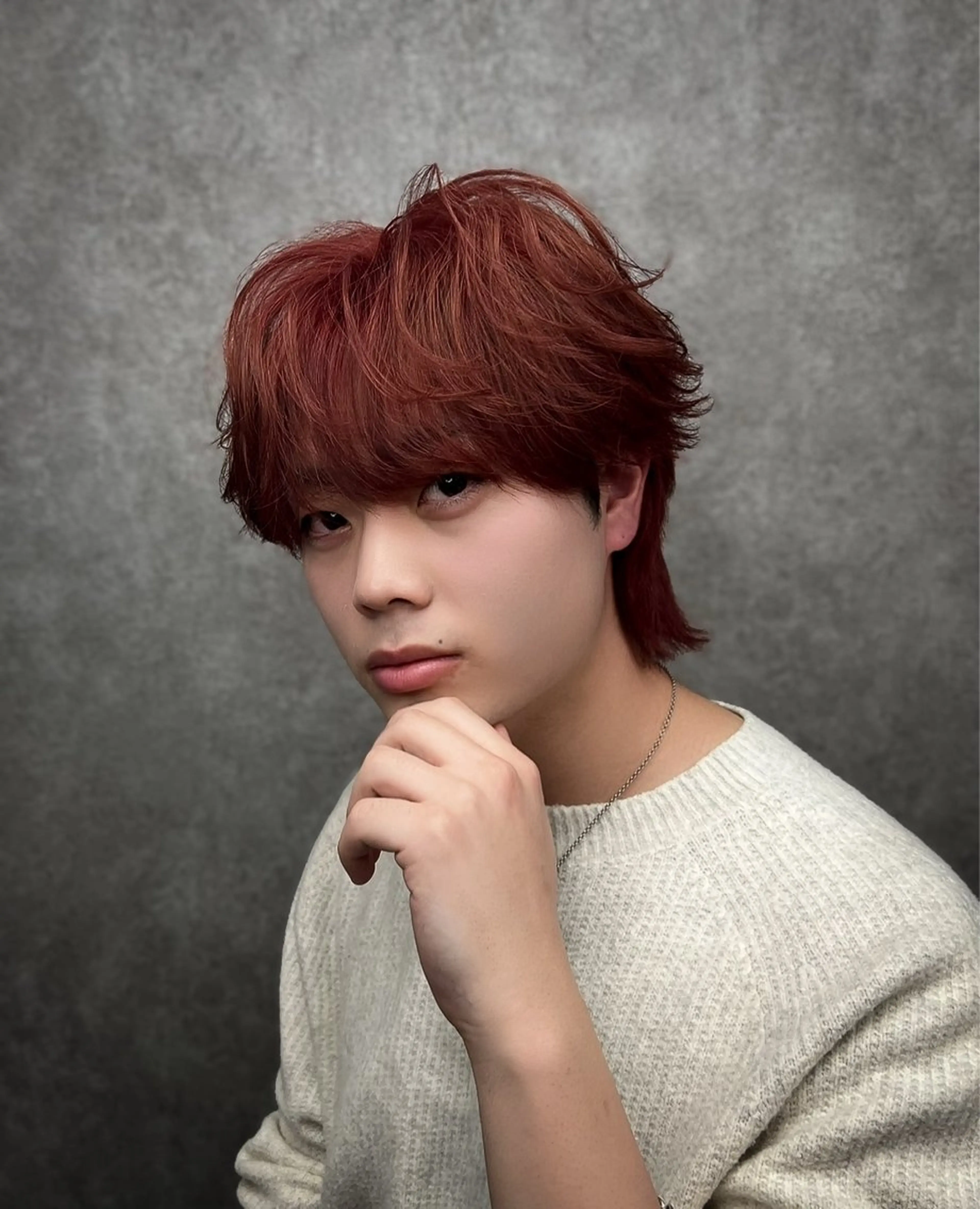 ショート カラー パーマ メンズ フェザーパーマ メンズパーマ ショートヘア メンズウルフ特化🐺 🔥長山耕大🔥のヘアスタイル