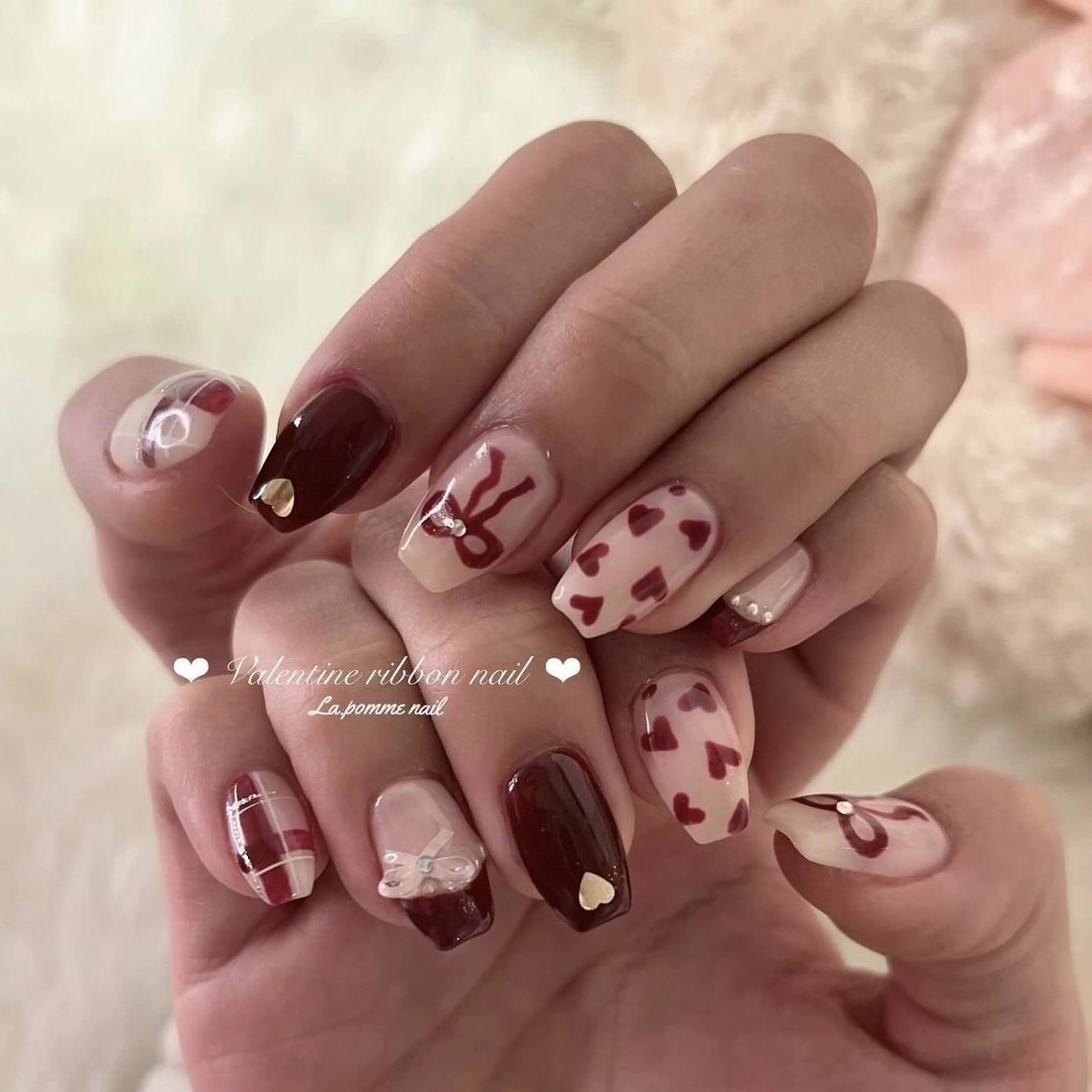 ネイル グラデーション ラメ(グリッター) マグネットネイル ミラーネイル ニュアンスネイル ハンドネイル Lumi de nailsのネイルデザイン