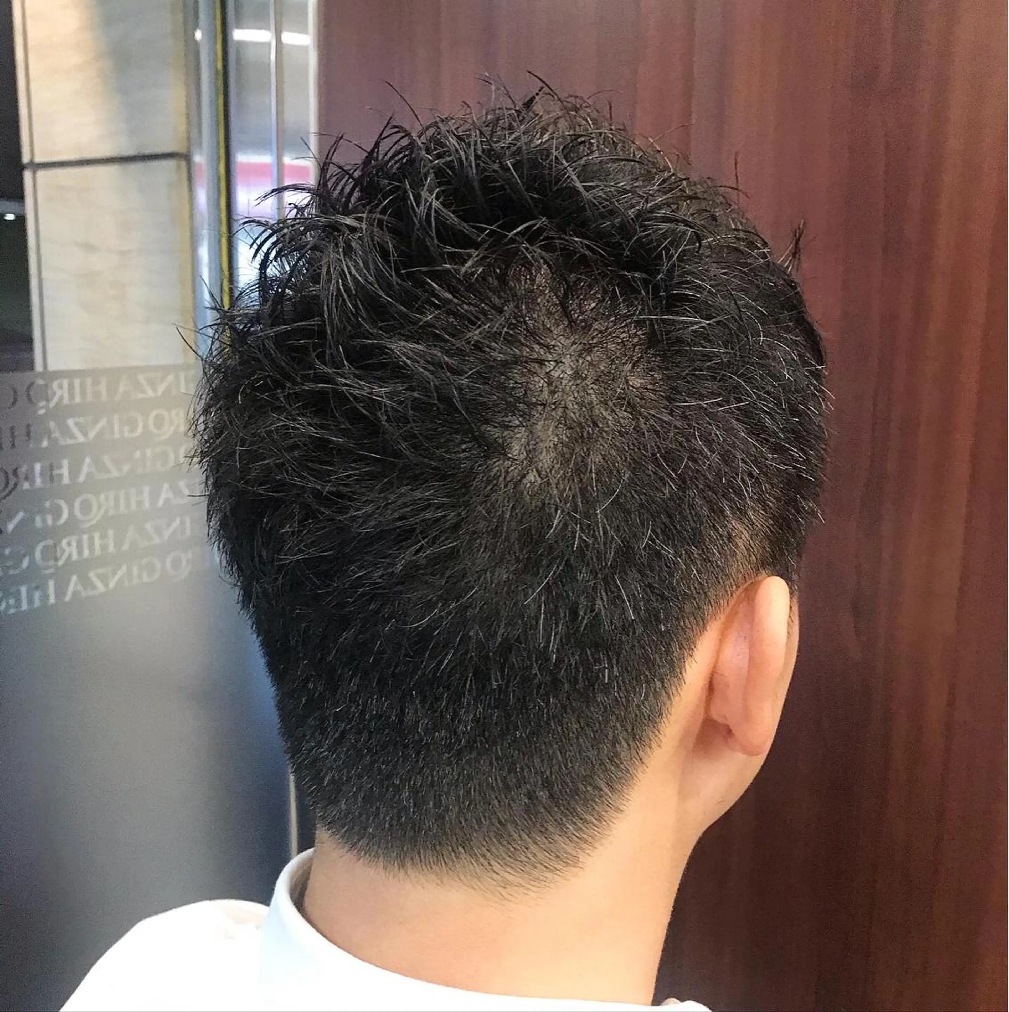 ショート プレミアムバーバー 表参道のヘアスタイル