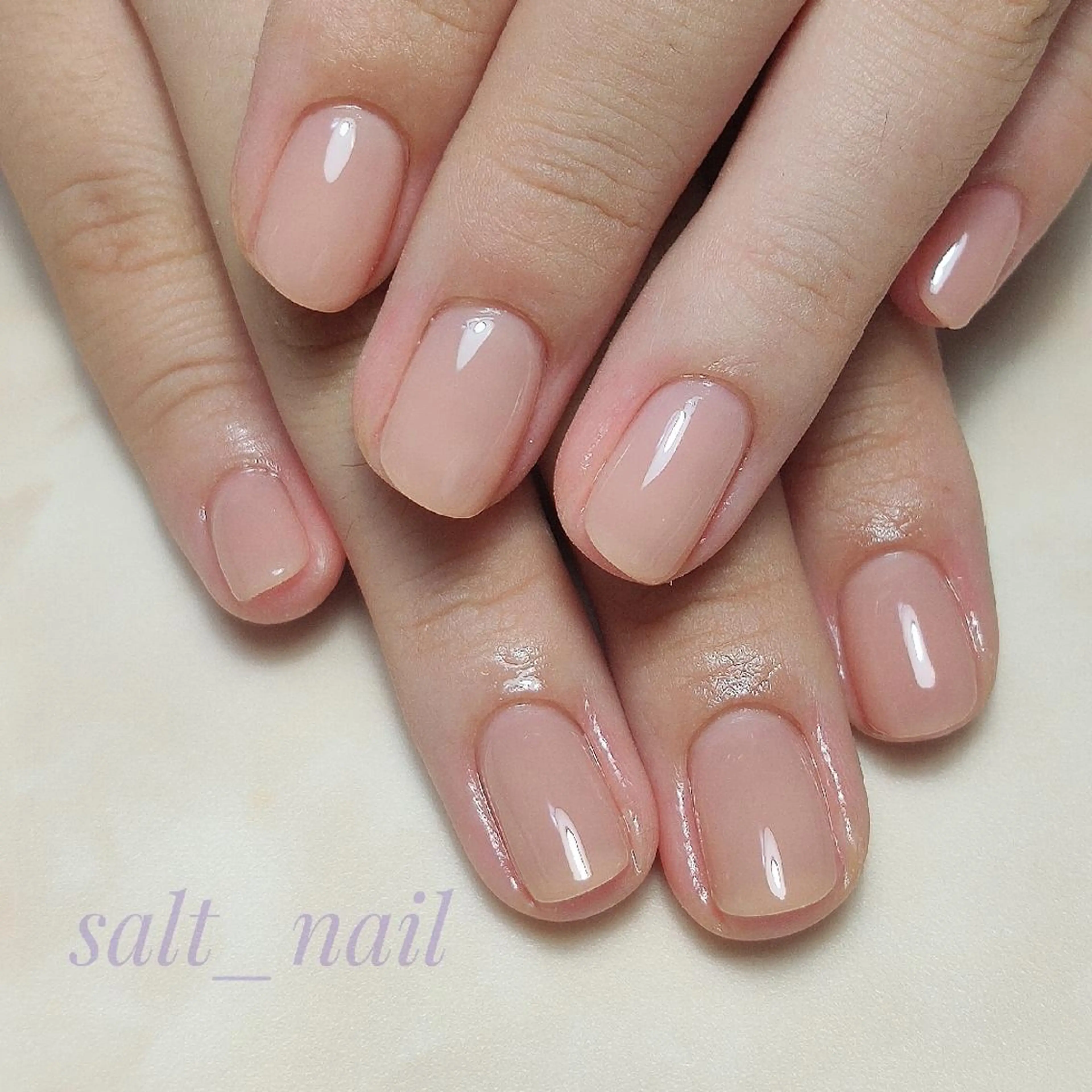 ネイル ワンカラーネイル ハンドネイル 個人サロン saltnailのネイルデザイン