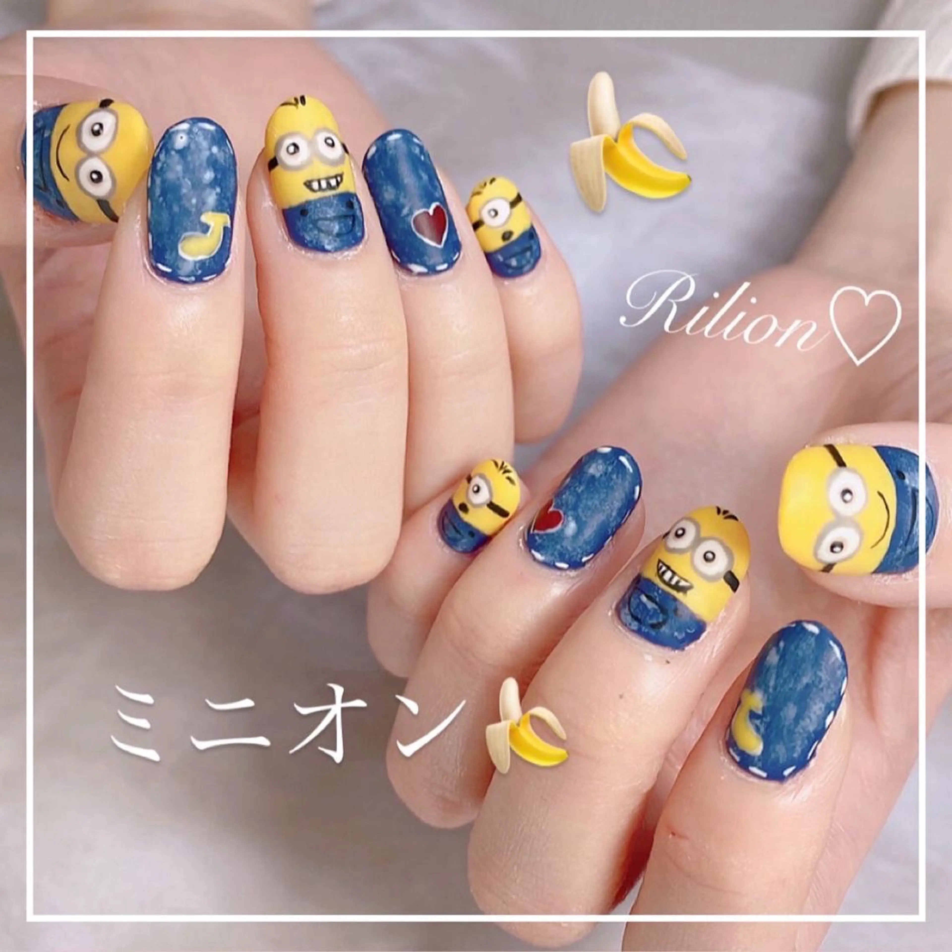 ネイル アートネイル RiLion💗 Risa🦋💜のネイルデザイン