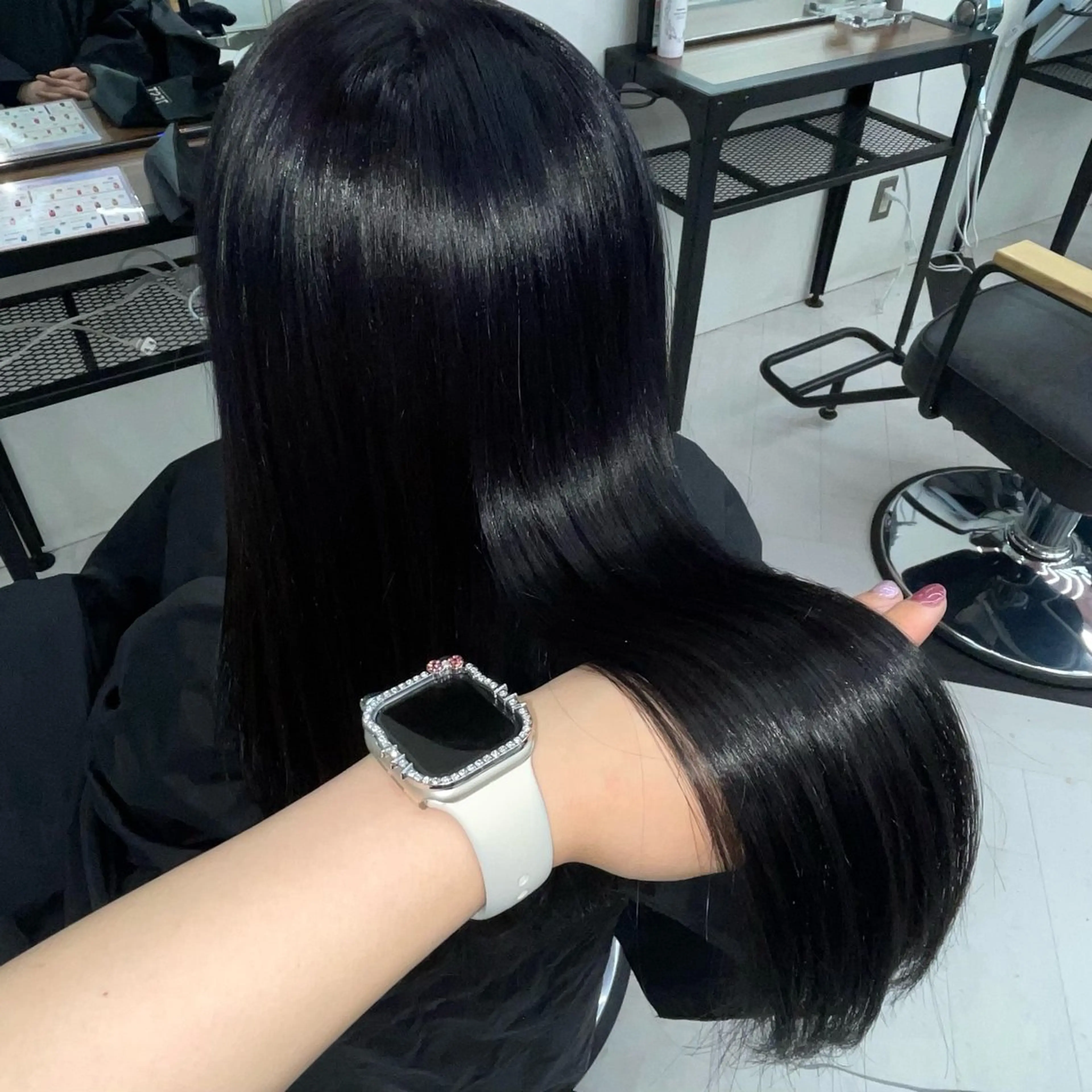 ロング カラー ななみ.⋆𝜗𝜚 暖色艶カラー/まつパのヘアスタイル