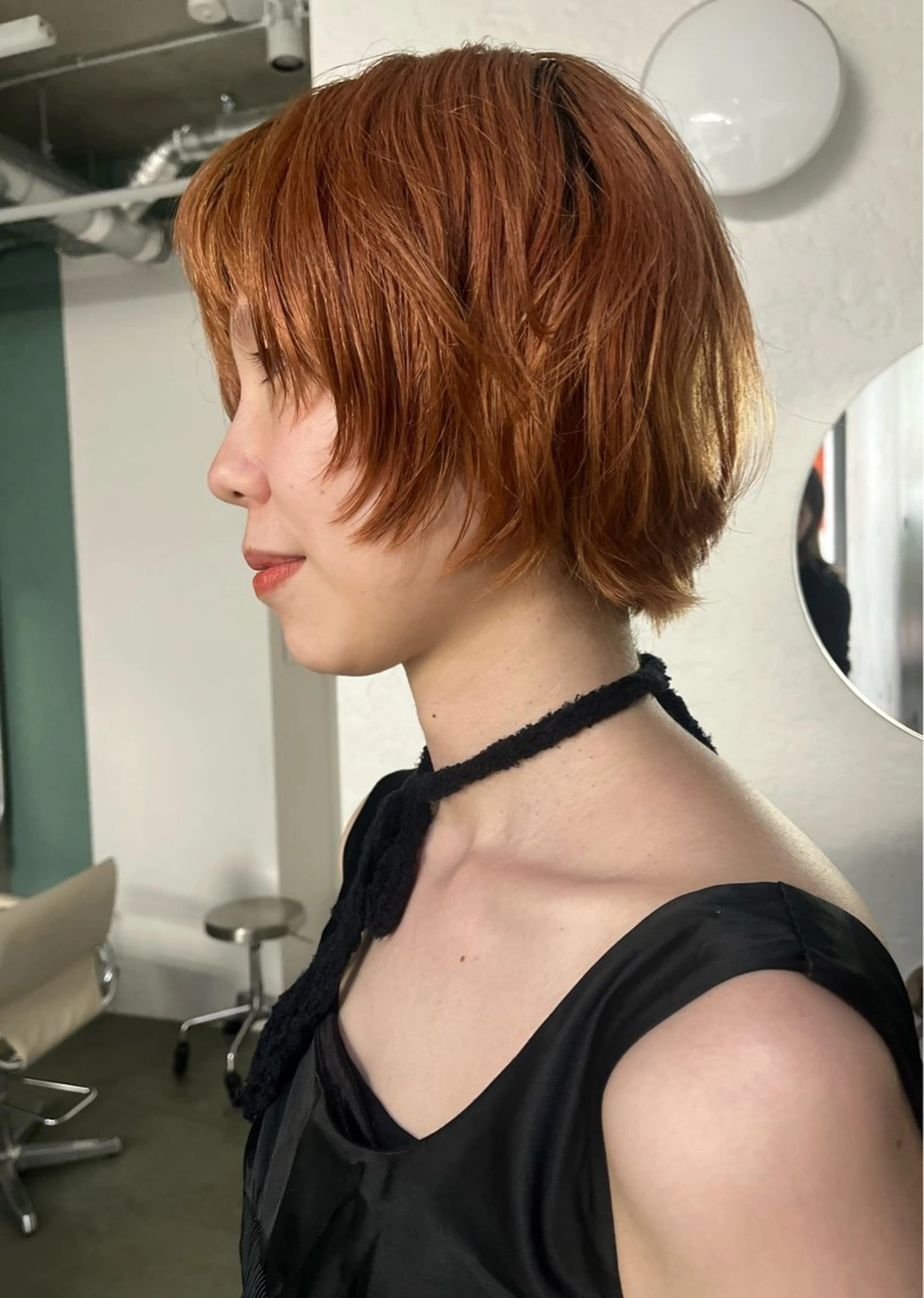 ショート 田中 里奈のヘアスタイル