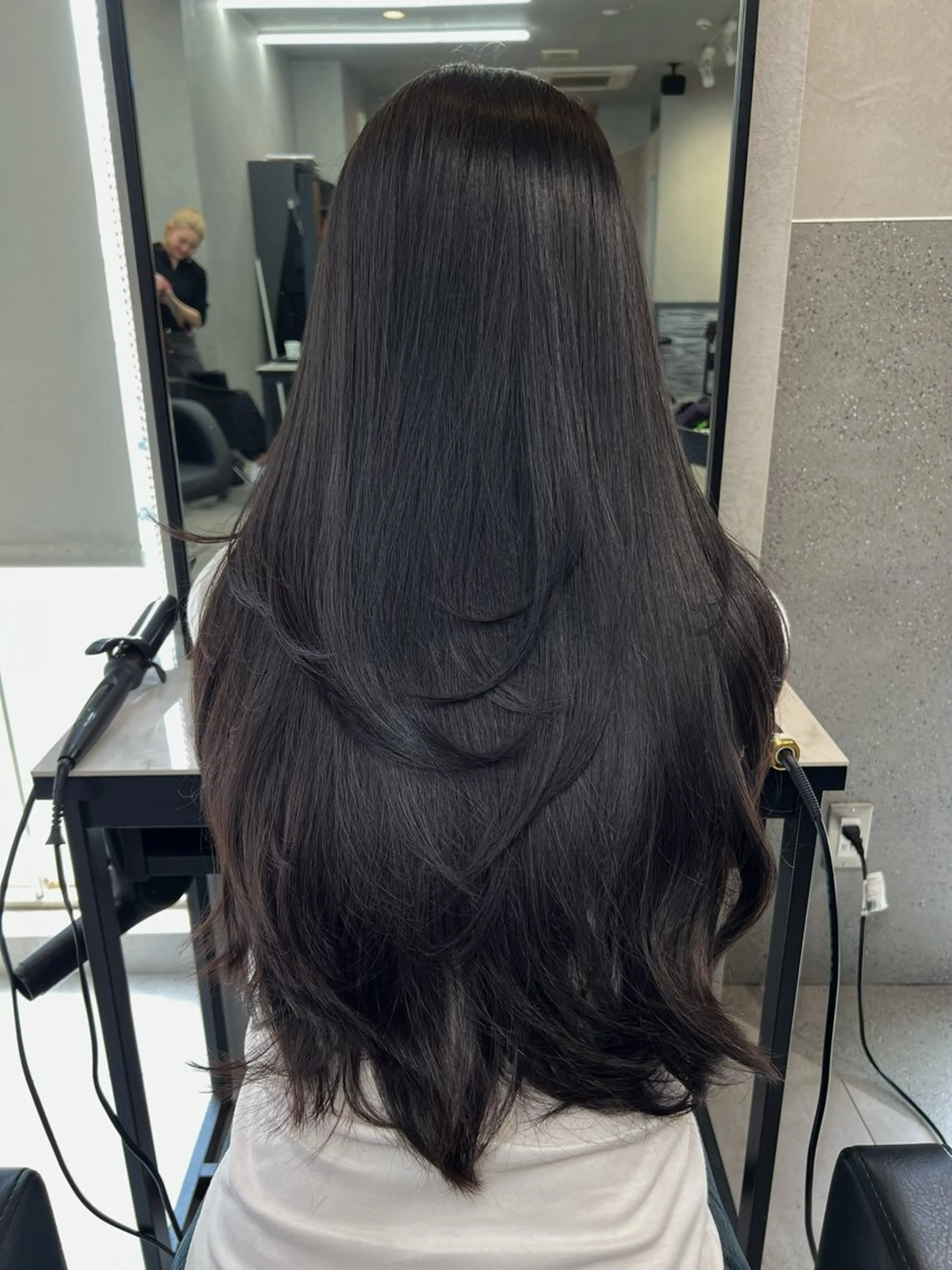 ロング カラー 透明感カラー 似合わせカット ヘアカラー トリートメント 透明感/レイヤー 🇰🇷tomonaのヘアスタイル