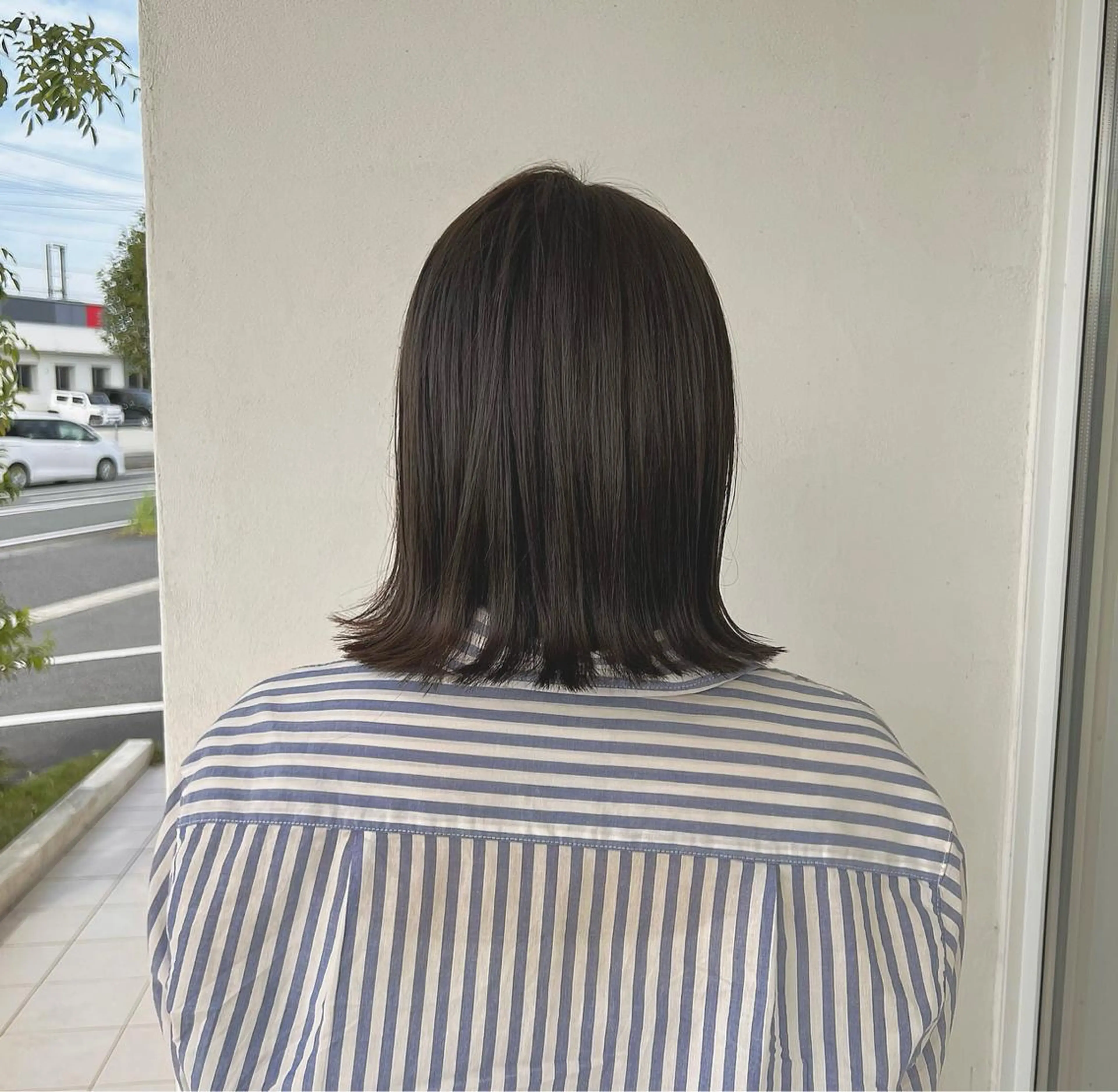 ショート 切りっぱなしボブ 👩🏼ミニボブのヘアスタイル