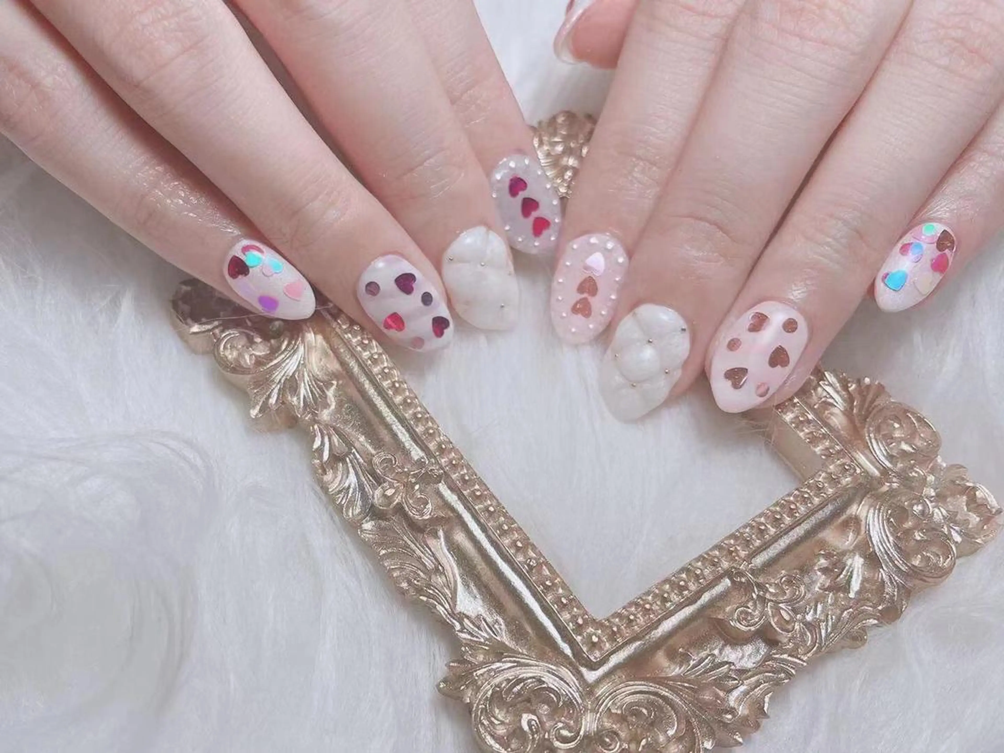 ネイル MiKi Nai池袋 長さだし得意のネイルデザイン