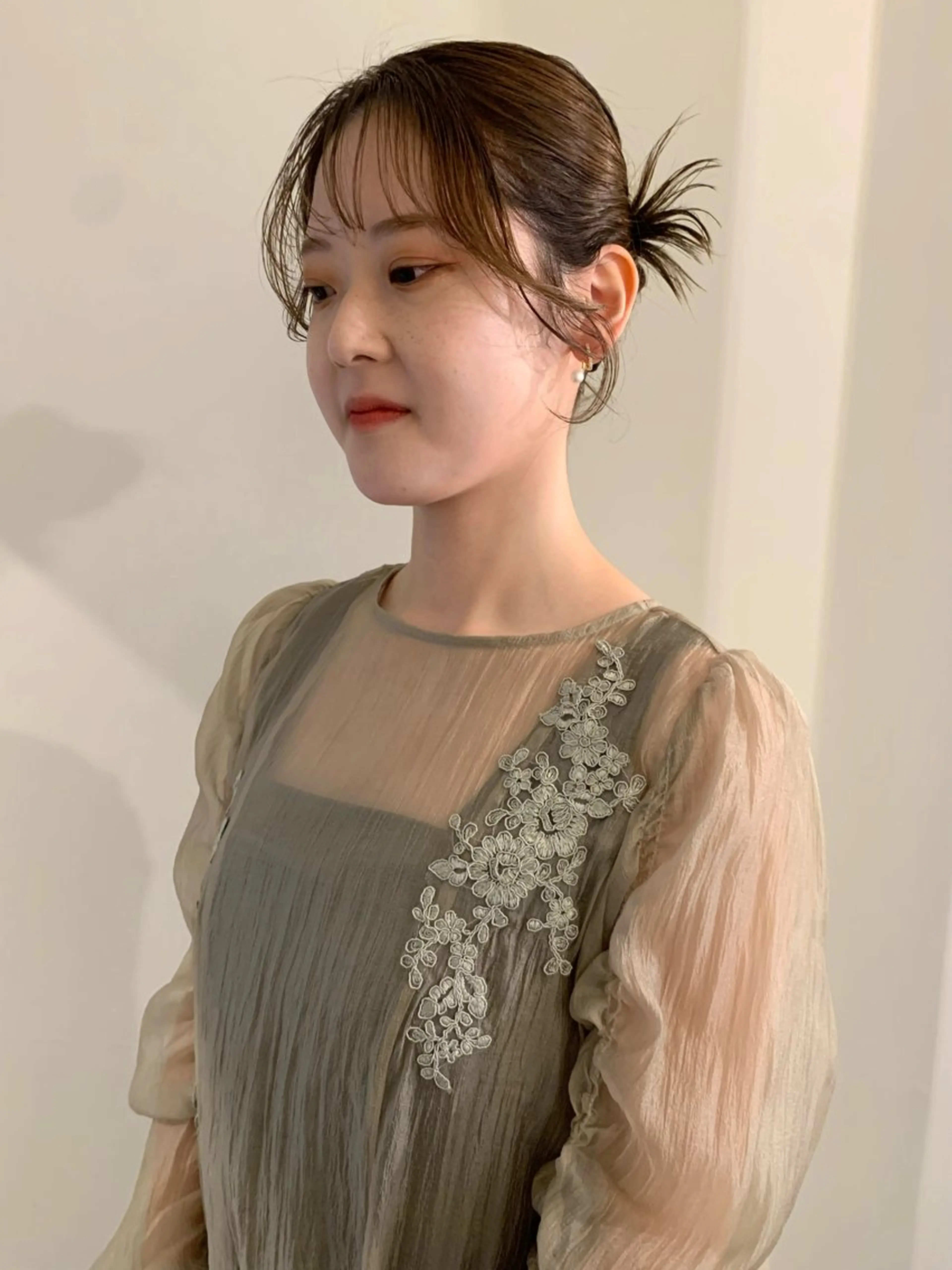 ヘアアレンジ ヘアセット 落合希 Olivebeigeのヘアスタイル