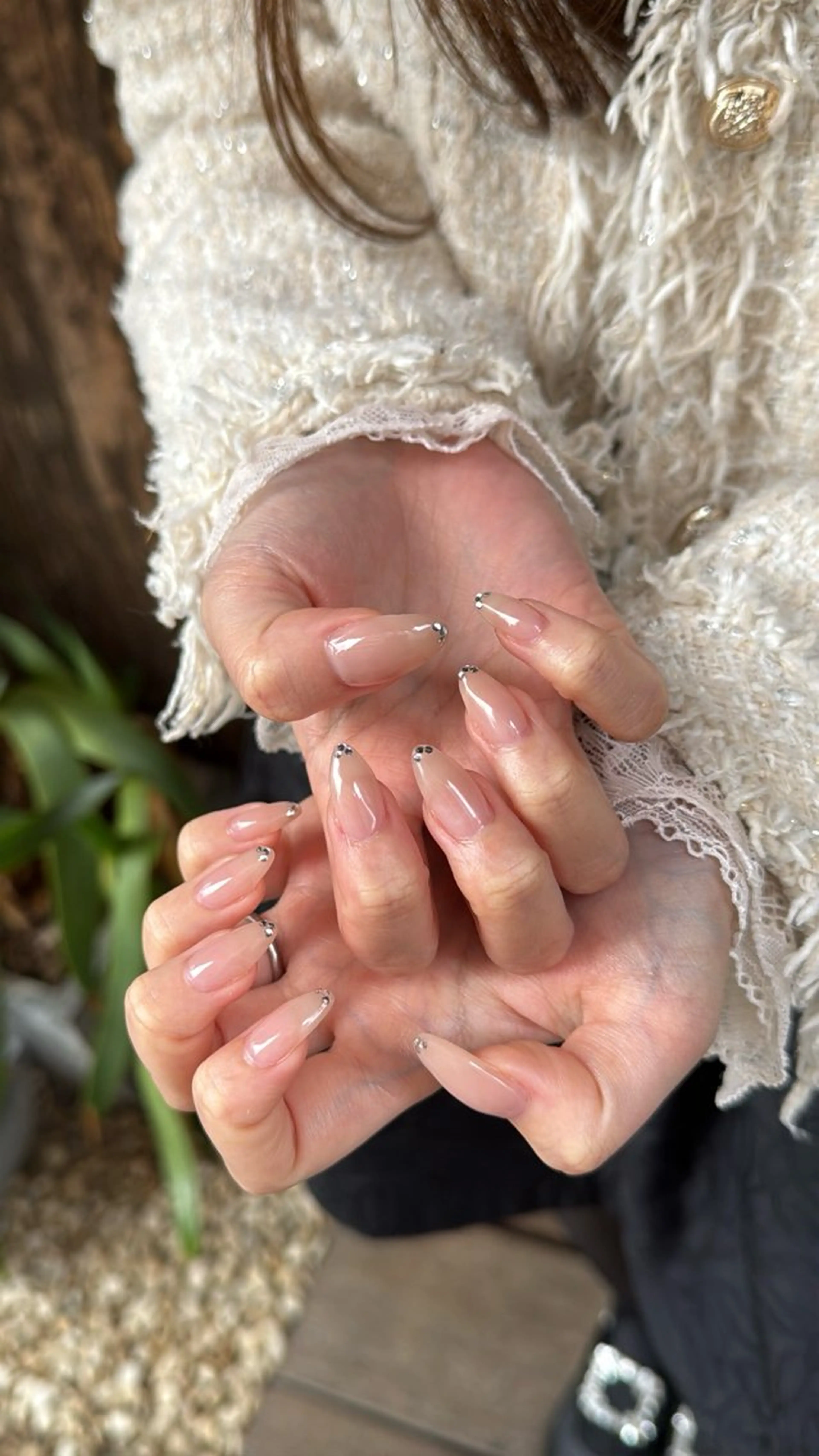 ネイル フラッシュネイル フラッシュマグ フットネイル フレンチネイル 韓国ネイル ハンドネイル SAKU nail 作島茜のネイルデザイン