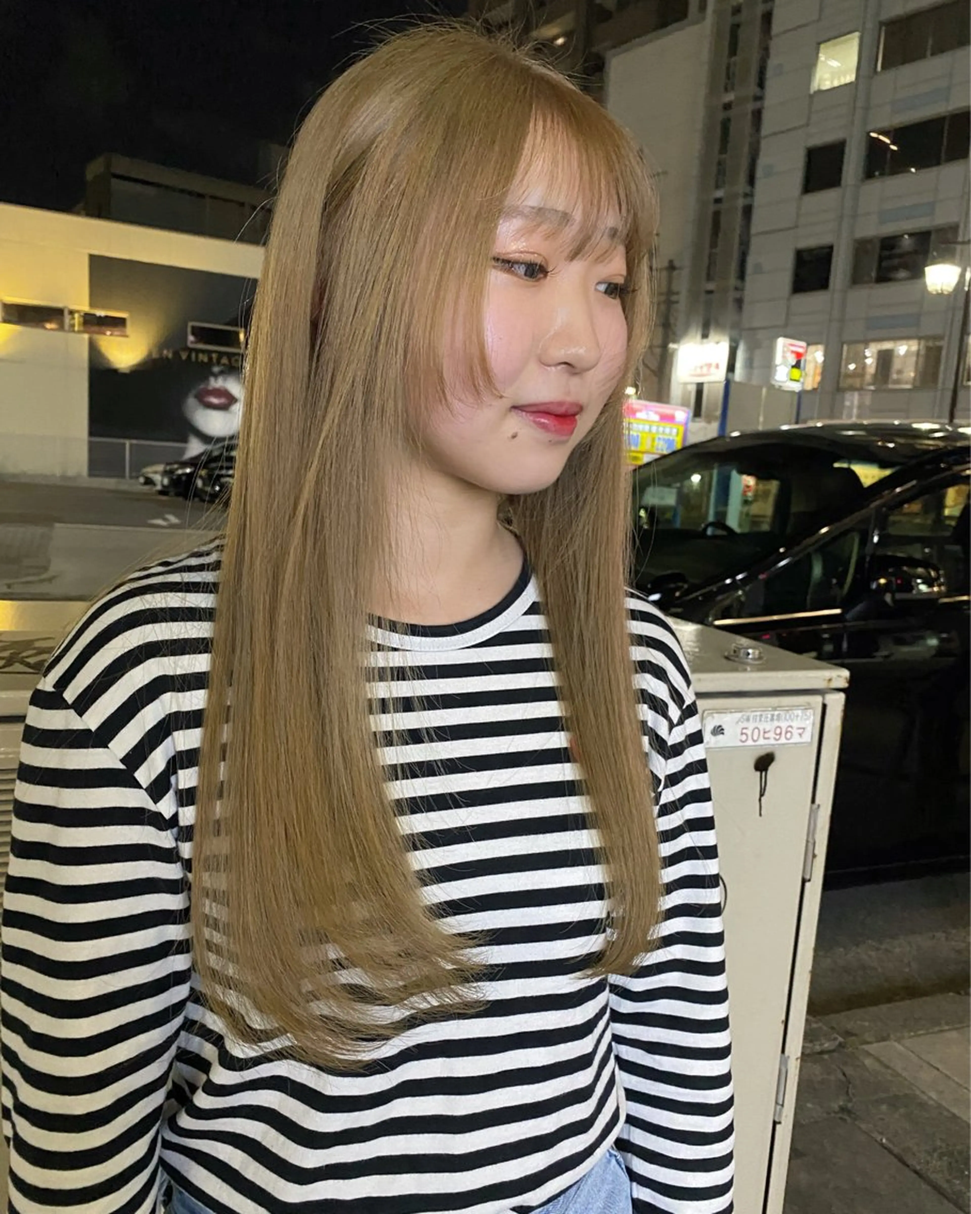 ロング ヘアカラー ヒラカホ/ ブリーチ/似合わせのヘアスタイル