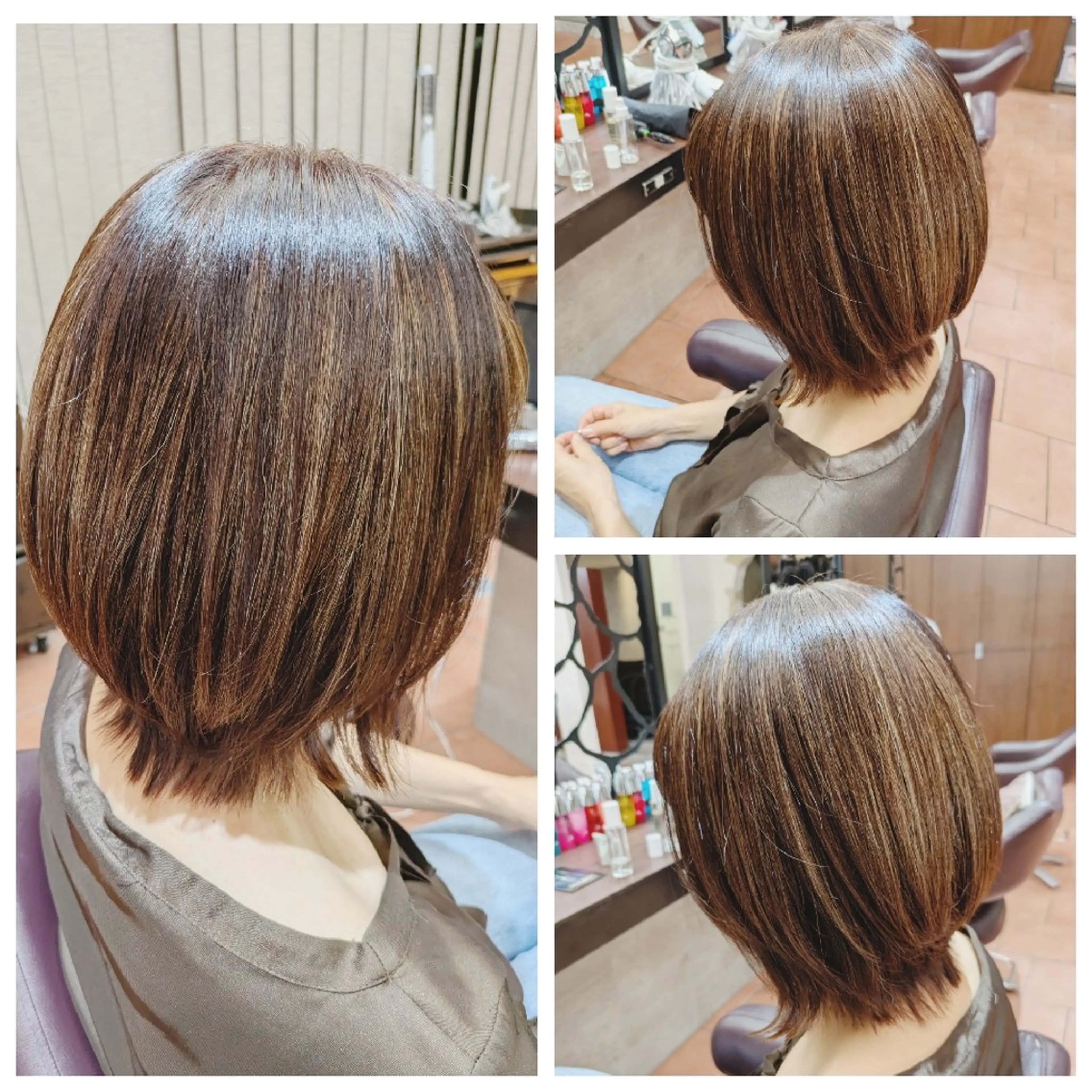 カラー ハイライトカラー ヘアカラー 🌸センター北 🌸森田 果南🌸のヘアスタイル