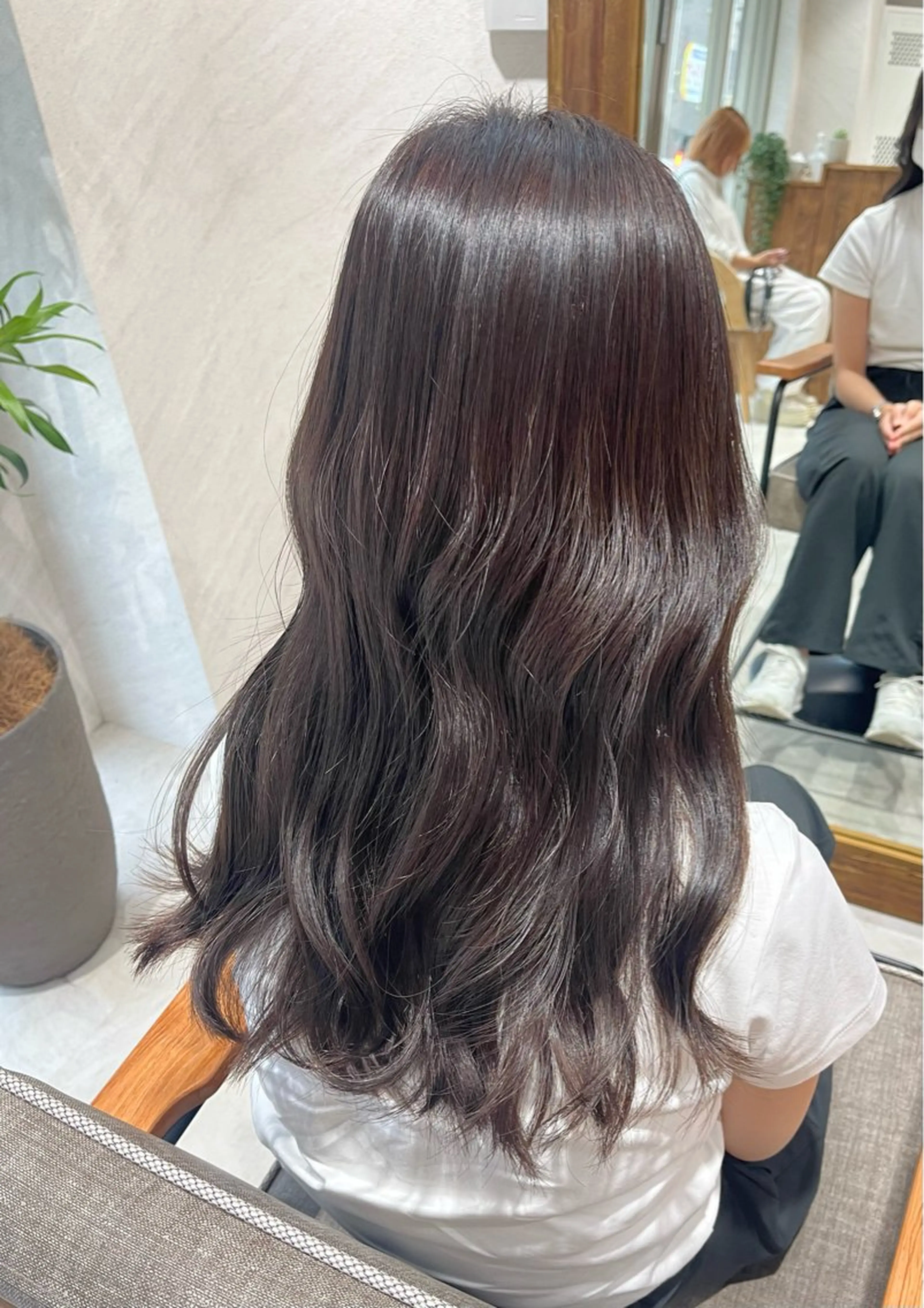 ロング カラー グレージュ ヘアカラー トリートメント 🩵ボブ/レイヤー /髪質改善🩵のヘアスタイル