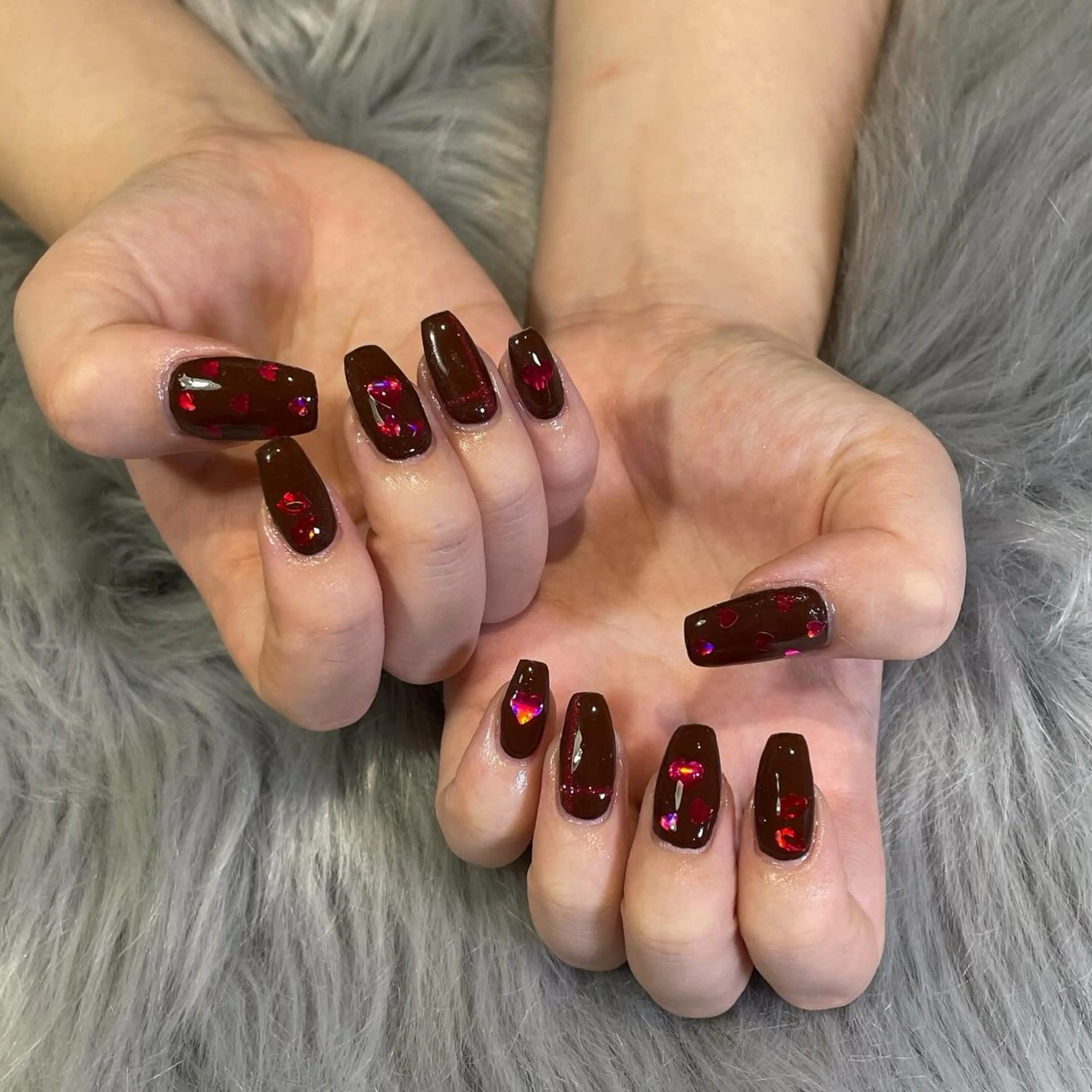 ネイル ラメ(グリッター) RICO Nail パーツつけ放題🌈のネイルデザイン
