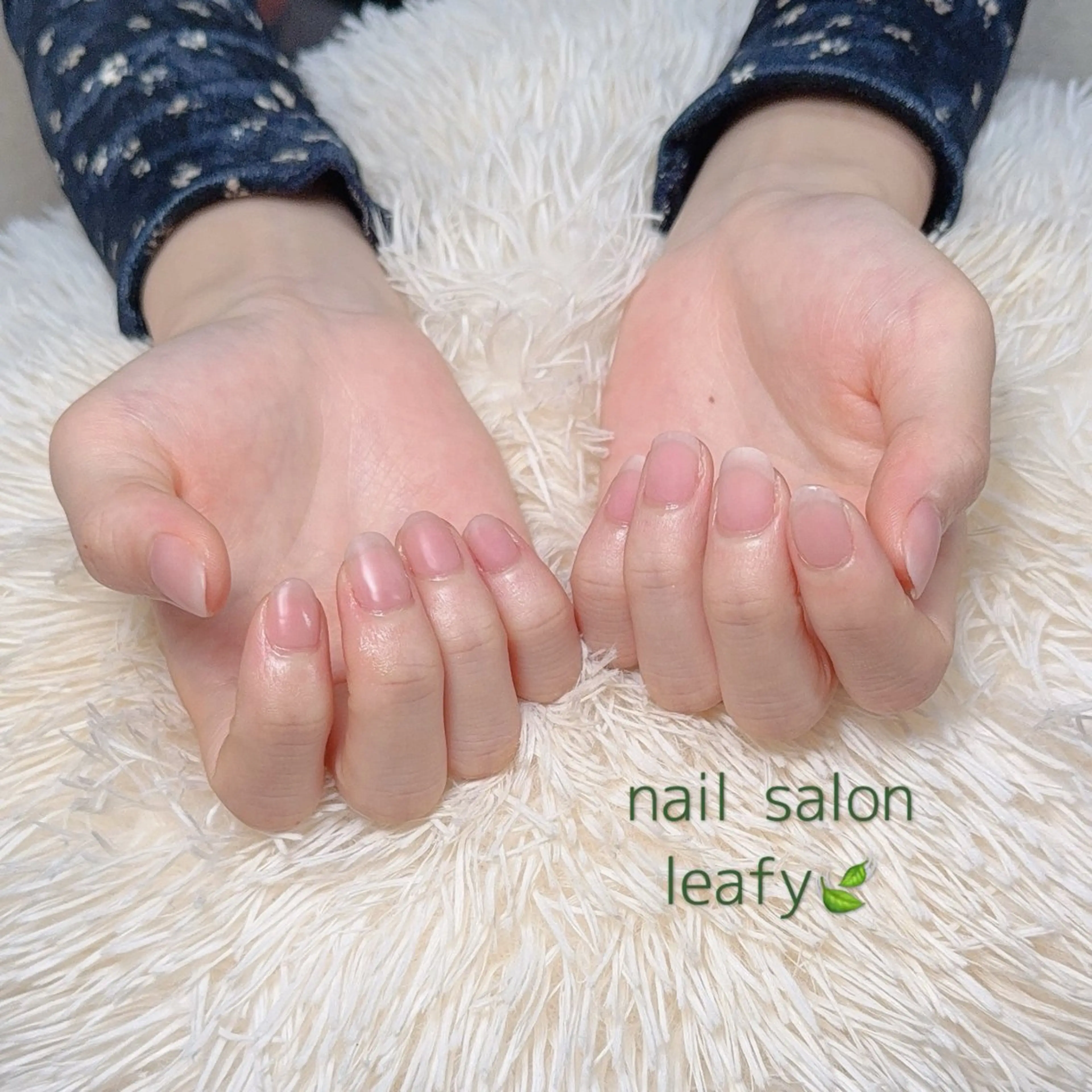 ネイル ワンカラーネイル ネイルサロン leafyのネイルデザイン