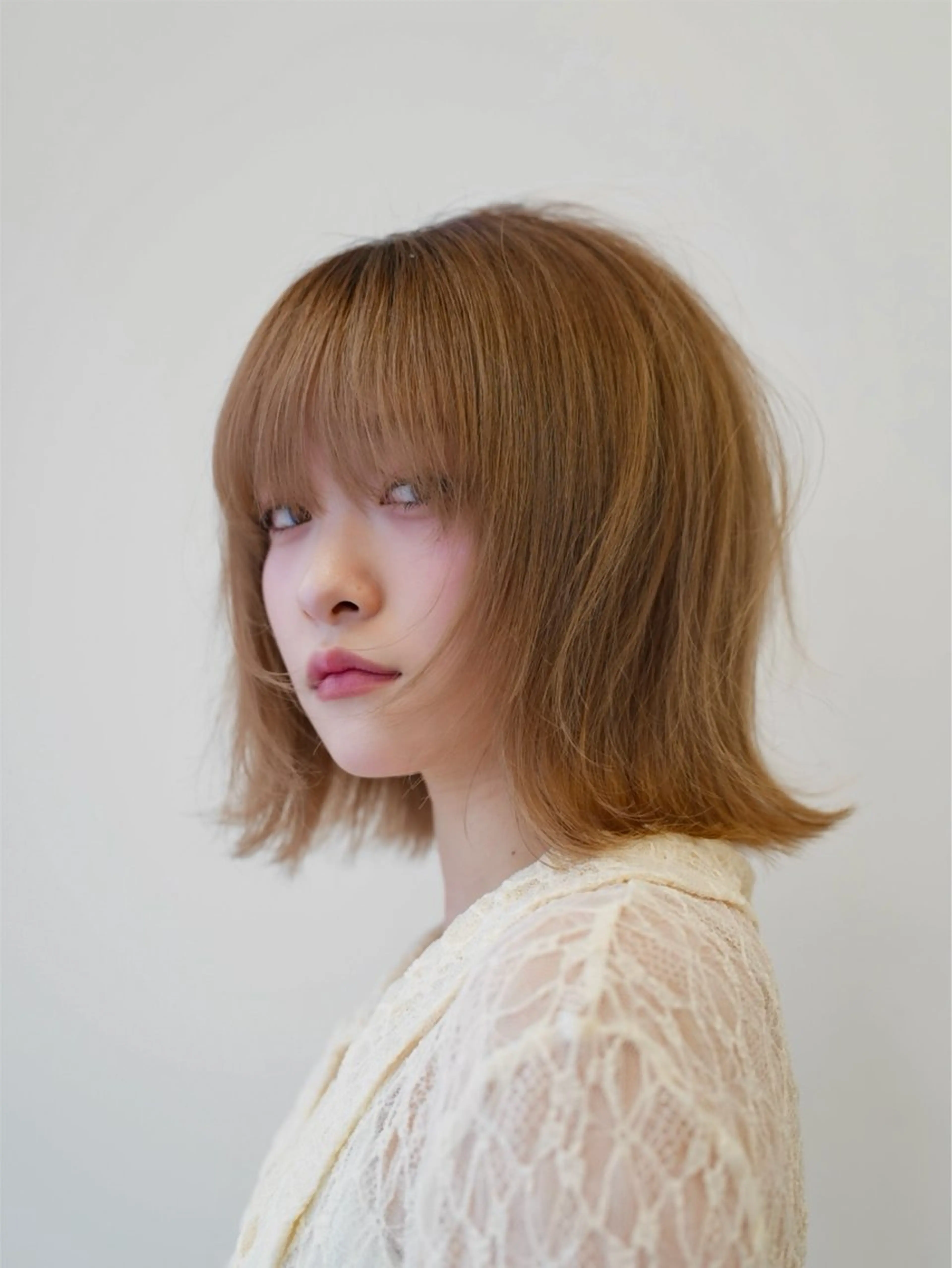 ミディアム レイヤーカット Koya ショート/ボブのヘアスタイル