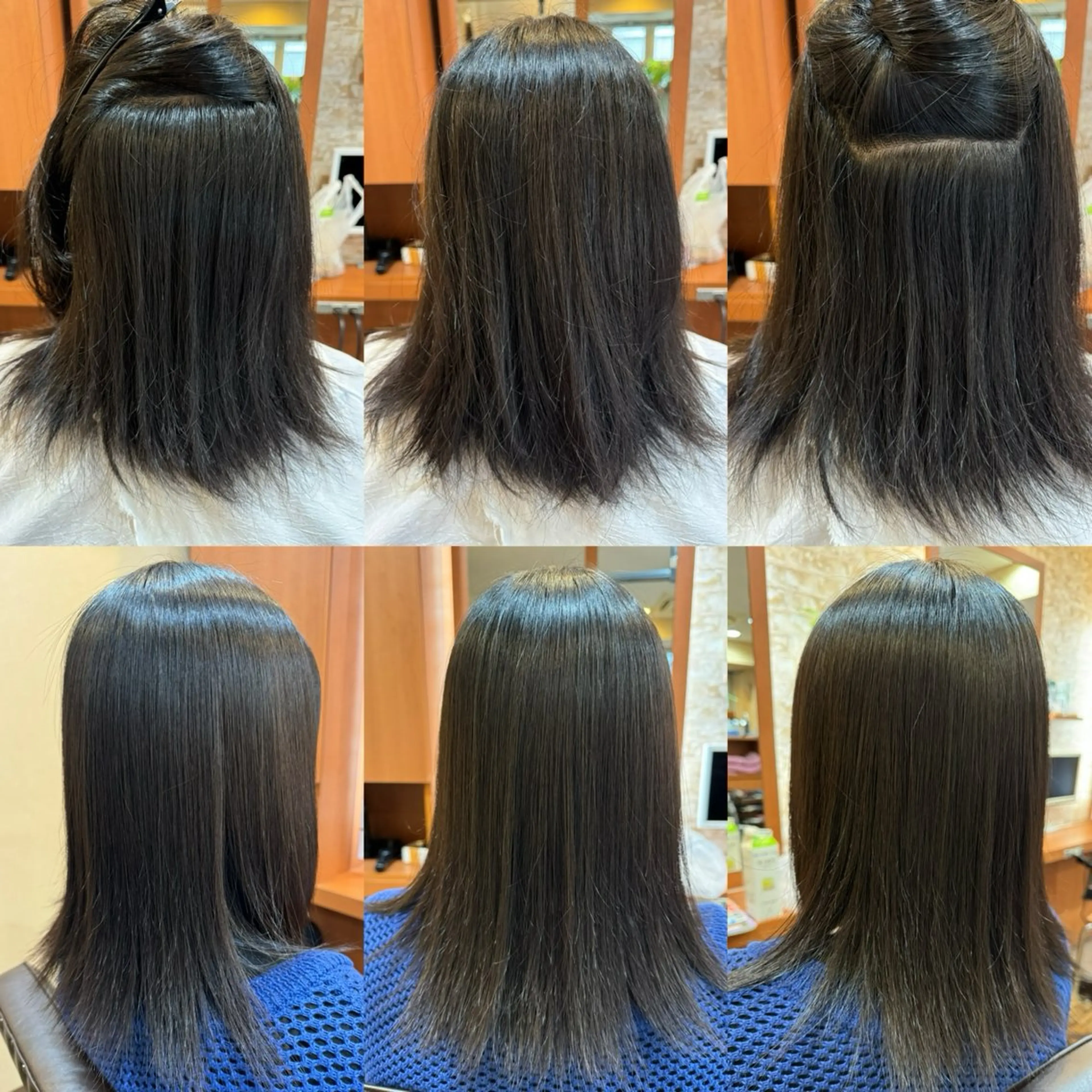 ロング 縮毛矯正 山口 博司のヘアスタイル