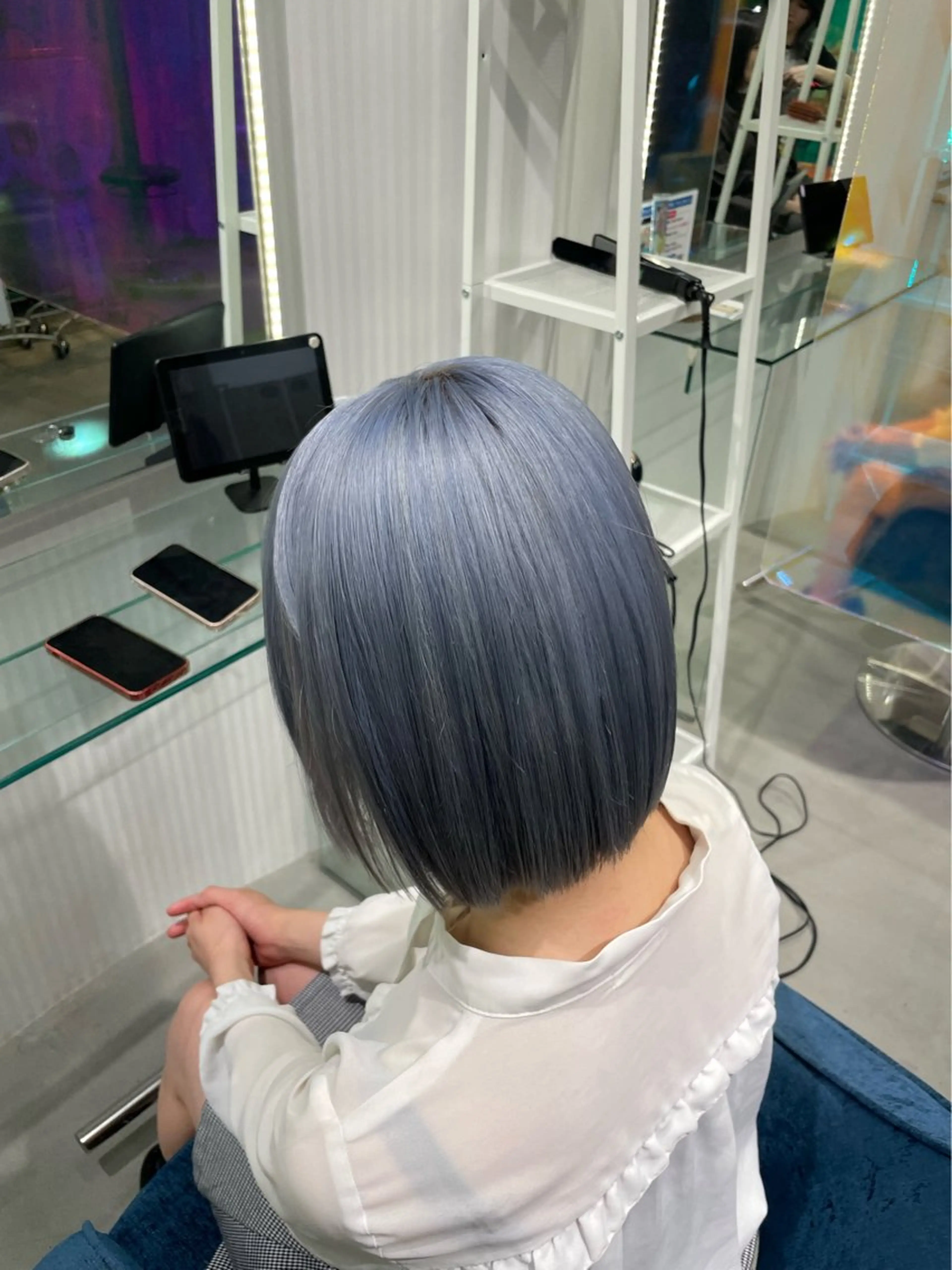 ショート ヘアカラー 安井まゆ _Box mico.のヘアスタイル