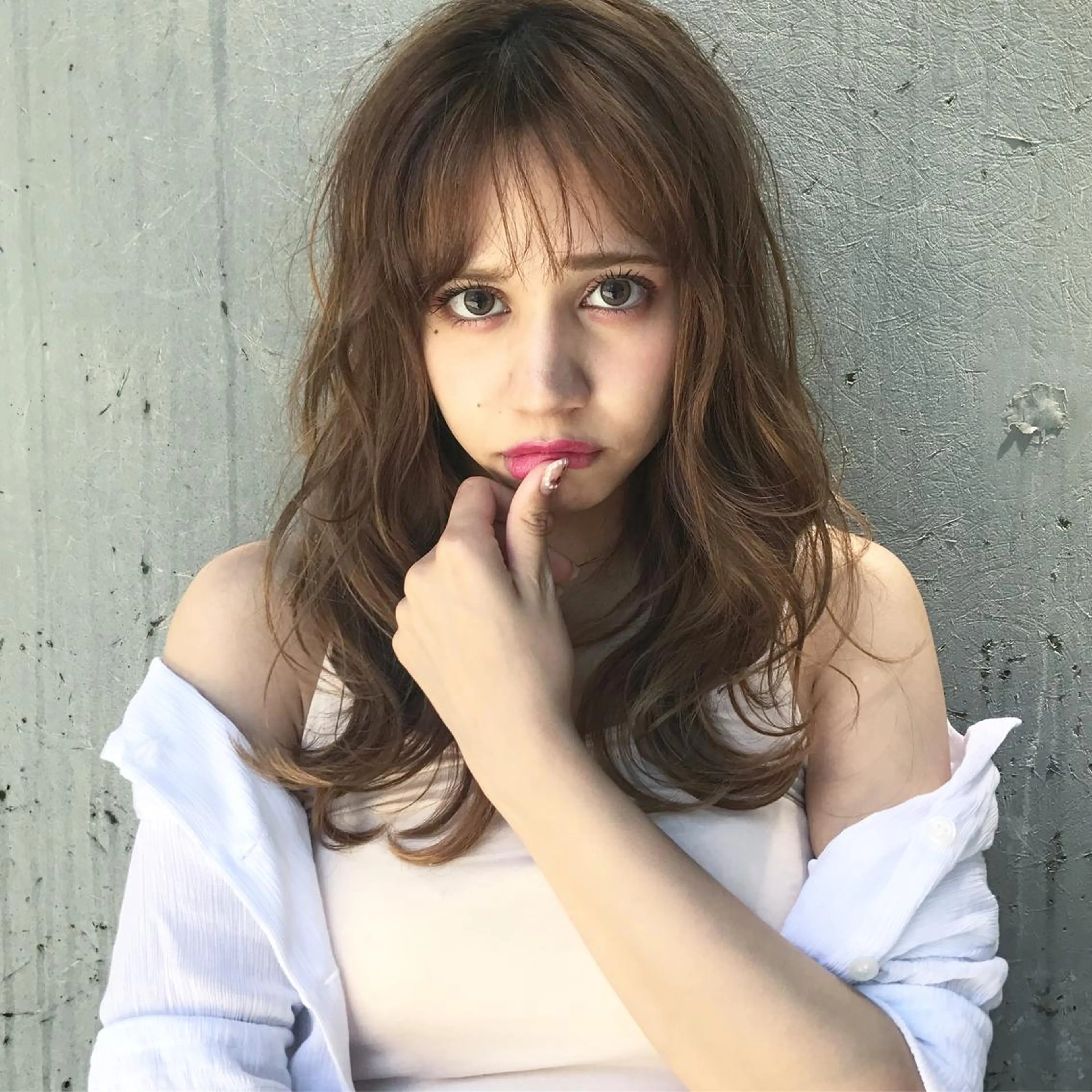 ロング カラー ヘアアレンジ Zina渋谷エリア マネージャShionのヘアスタイル