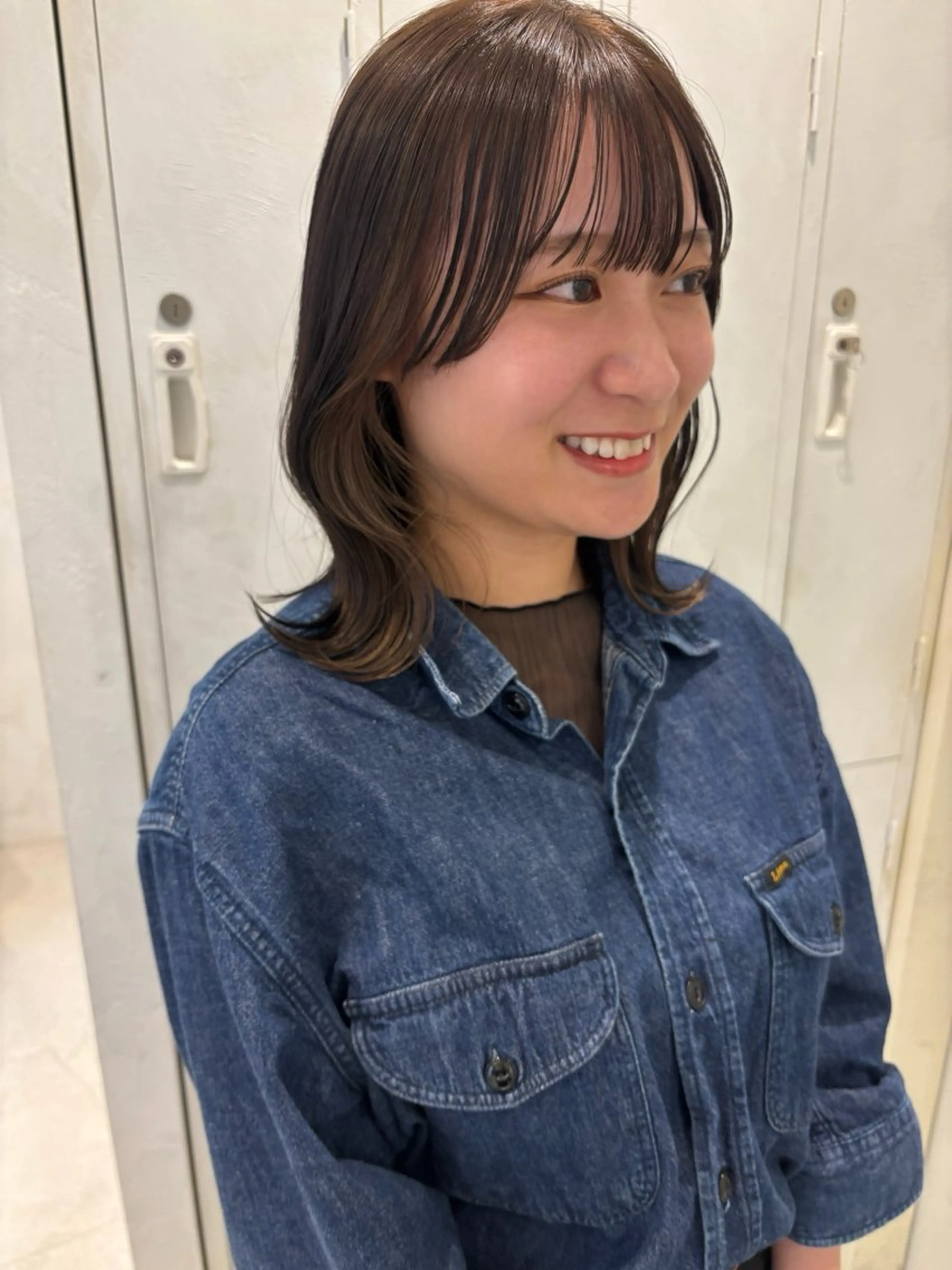 ミディアム 桑本 さと子のヘアスタイル