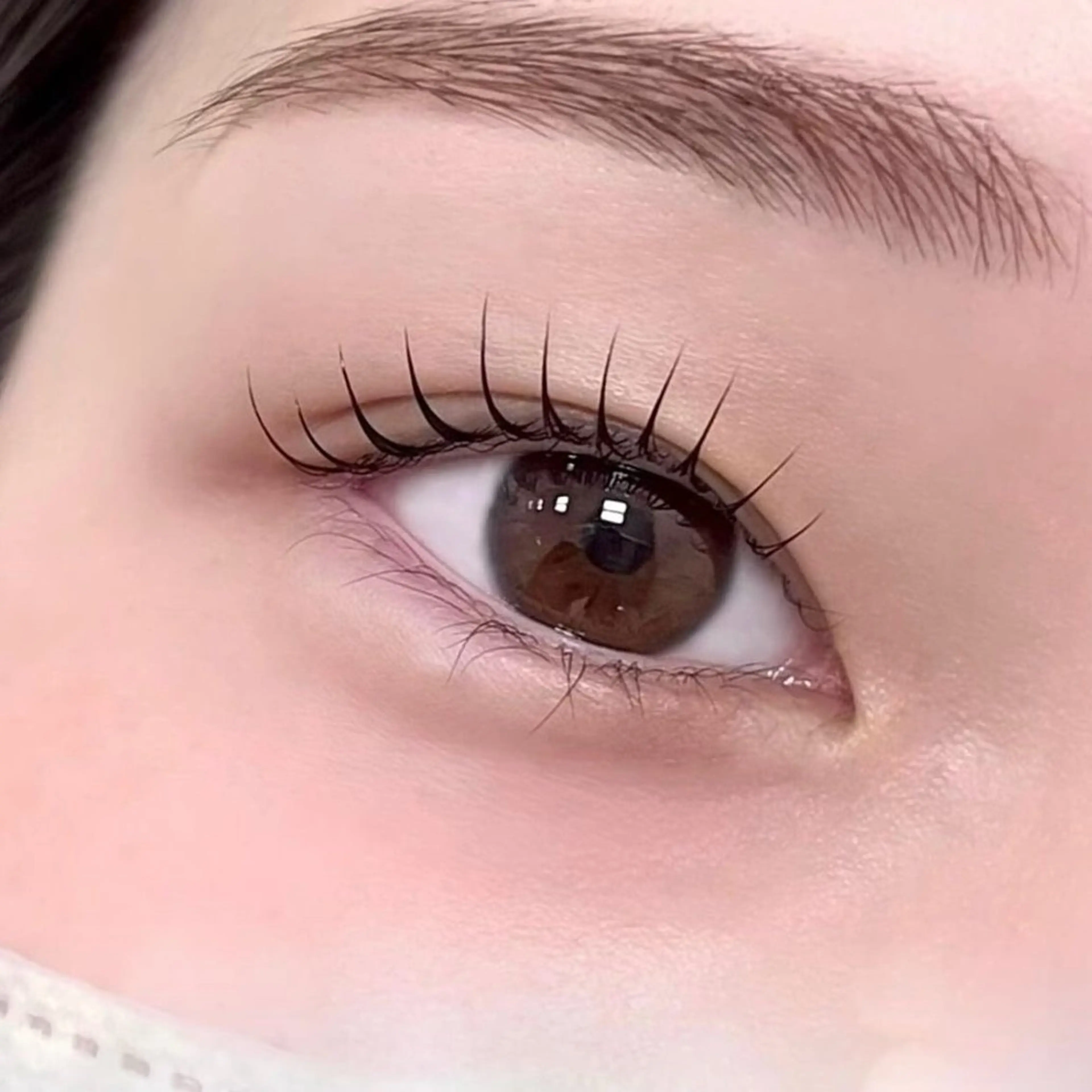 シングルフラットラッシュ80本✨(オフなし)アイシャンプー付き🫧の写真