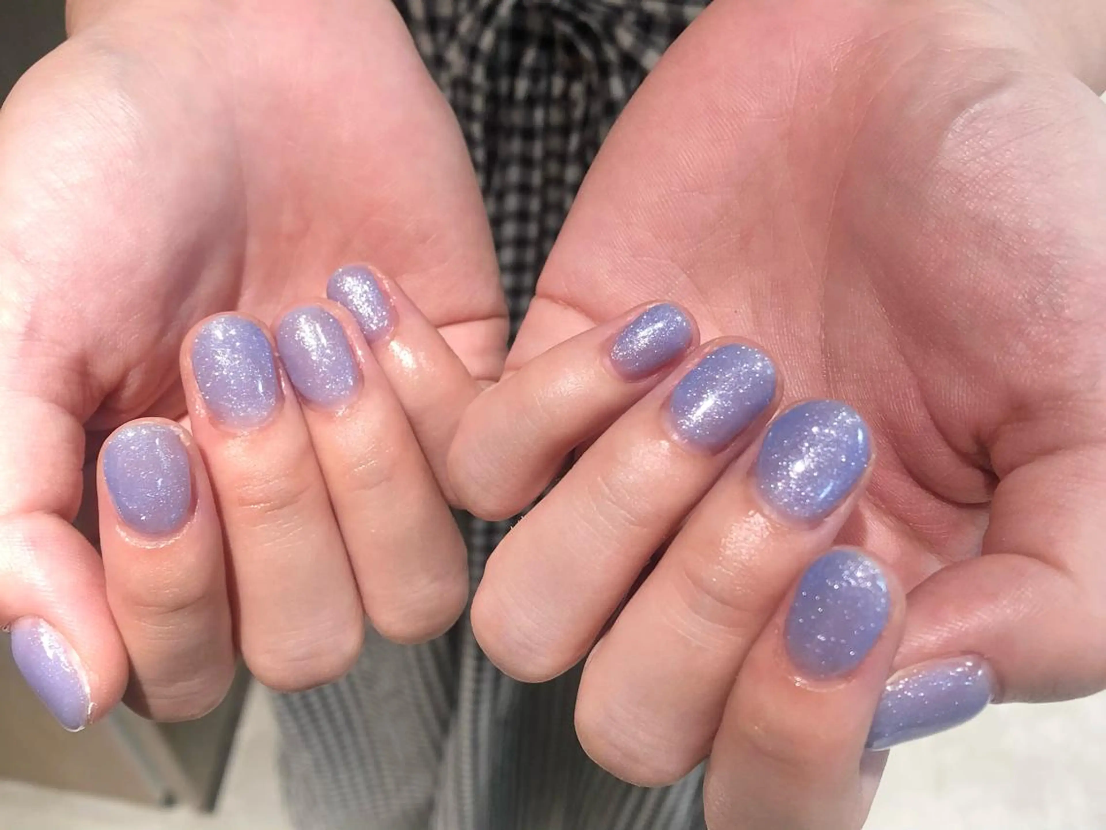 ネイル ブルー キラキラネイル Ibuki 🎀仙台パルコ🎀のマツエク・マツパデザイン