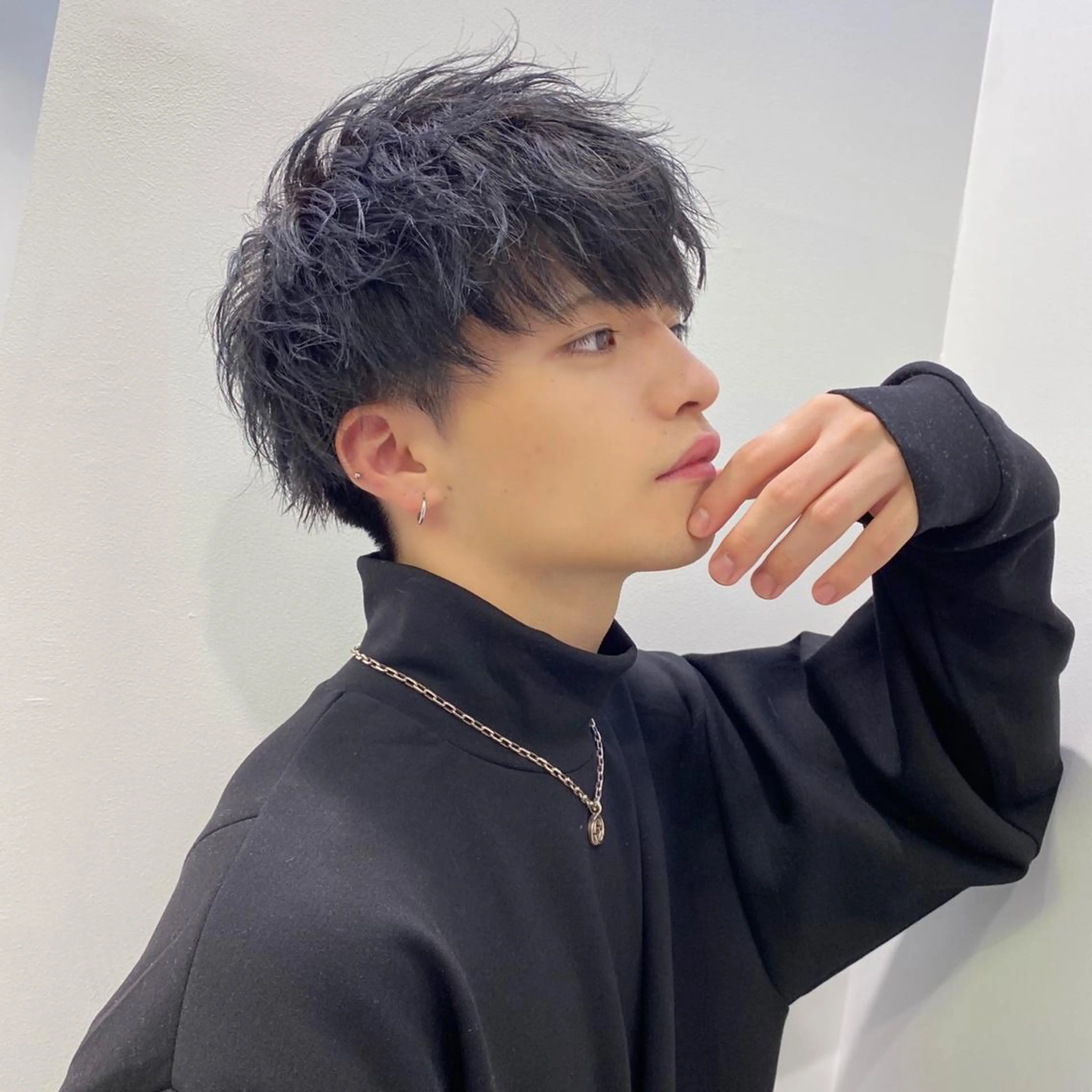 ショート カラー パーマ ヘアアレンジ メンズ ネイル マツエク・マツパ 🐩推し活🐩 FUTABA🍒のヘアスタイル