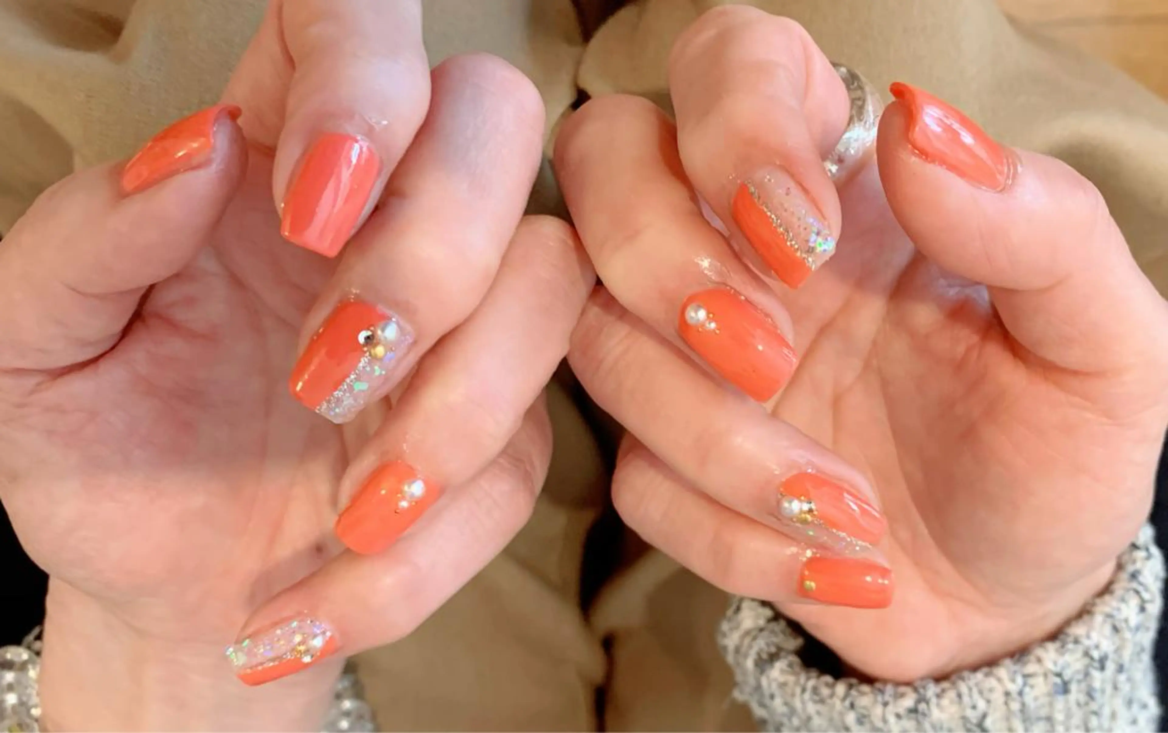 ショート ネイル ネイルスタジオ シェイクユアハンズのネイルデザイン