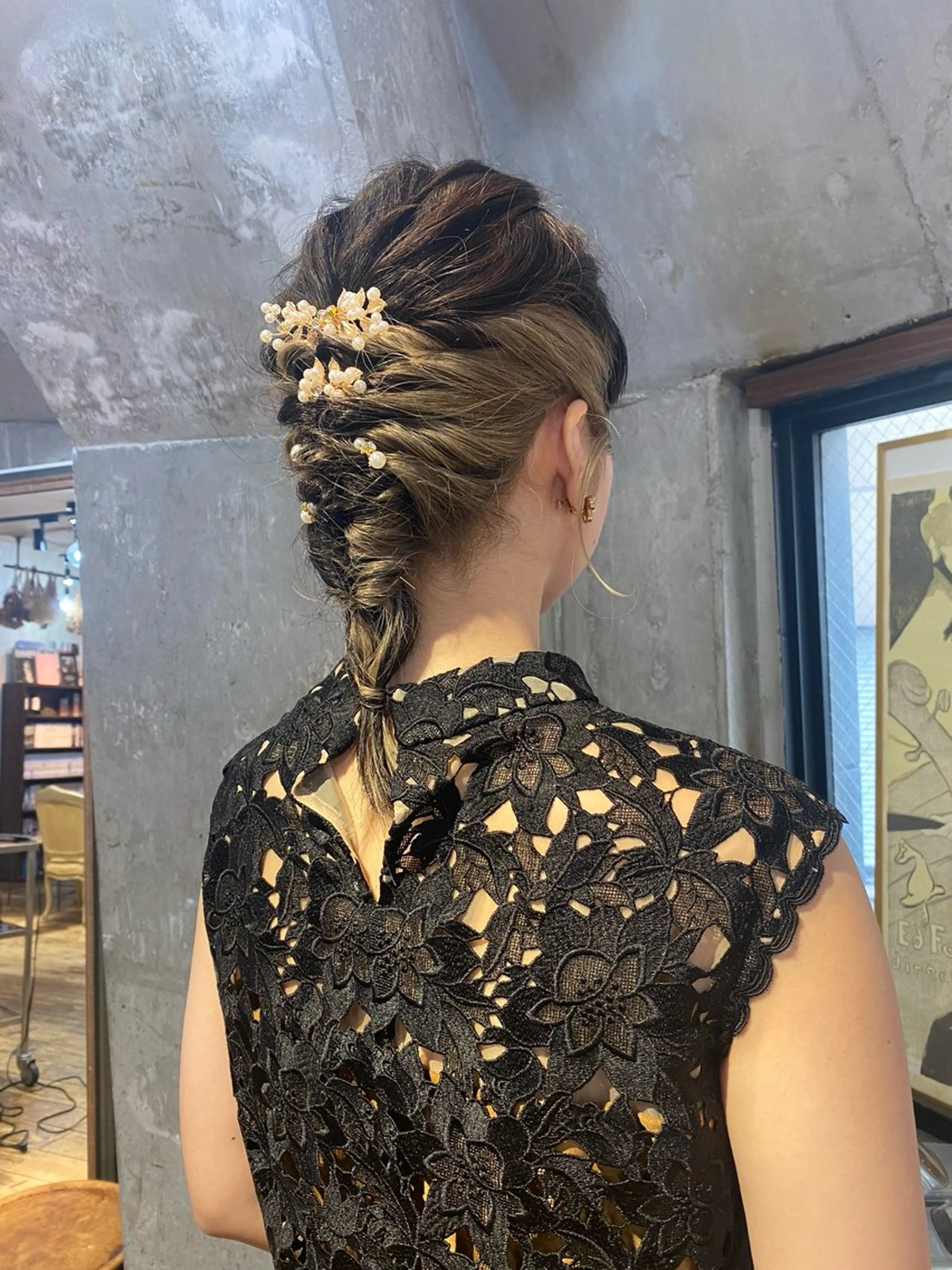 ミディアム ヘアアレンジ KAWAHARA YUKIのヘアスタイル