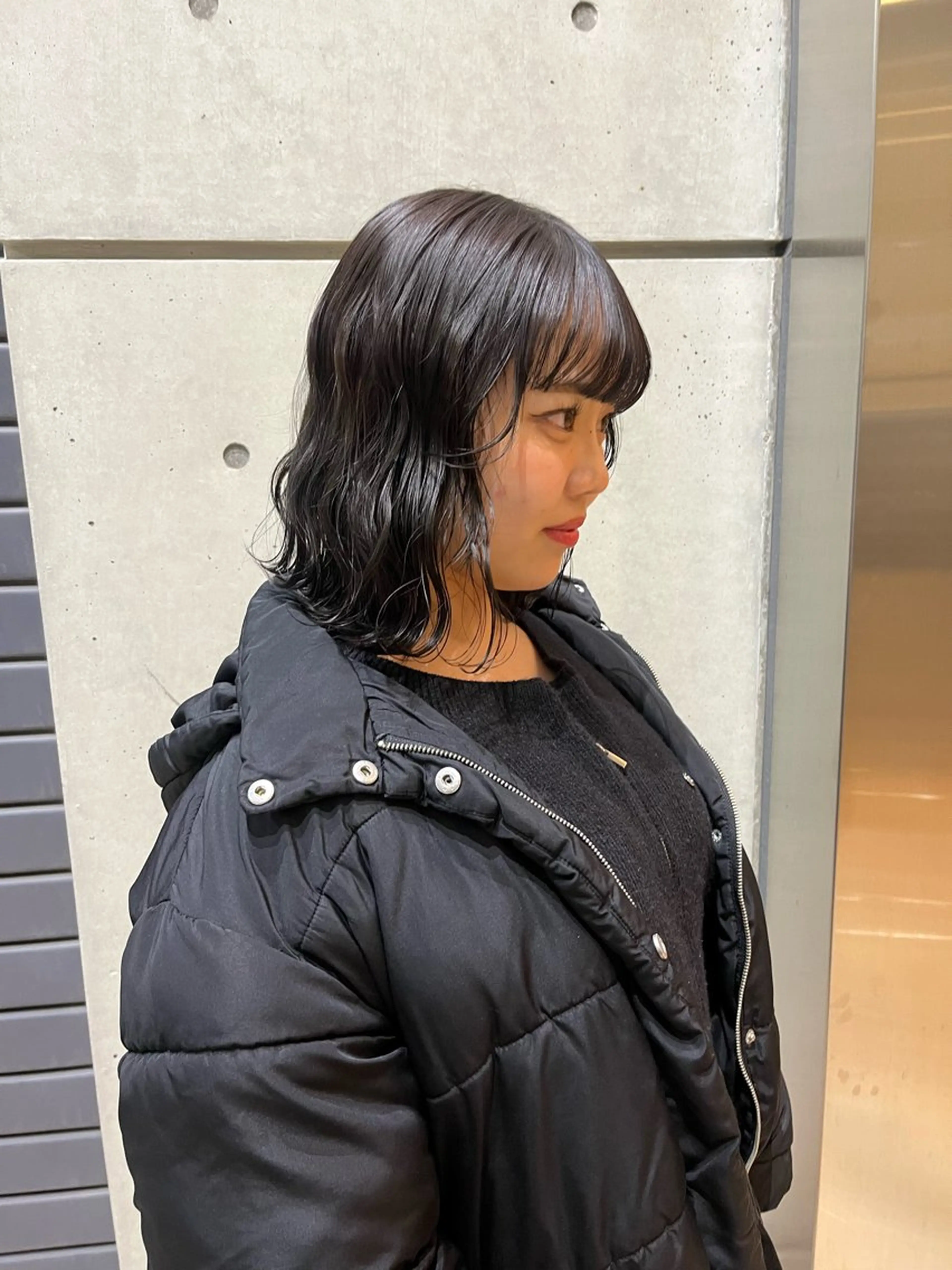 ミディアム ボブ 似合わせカット トリートメント 透明感カラー人気 ナンバーワンMIYUのヘアスタイル