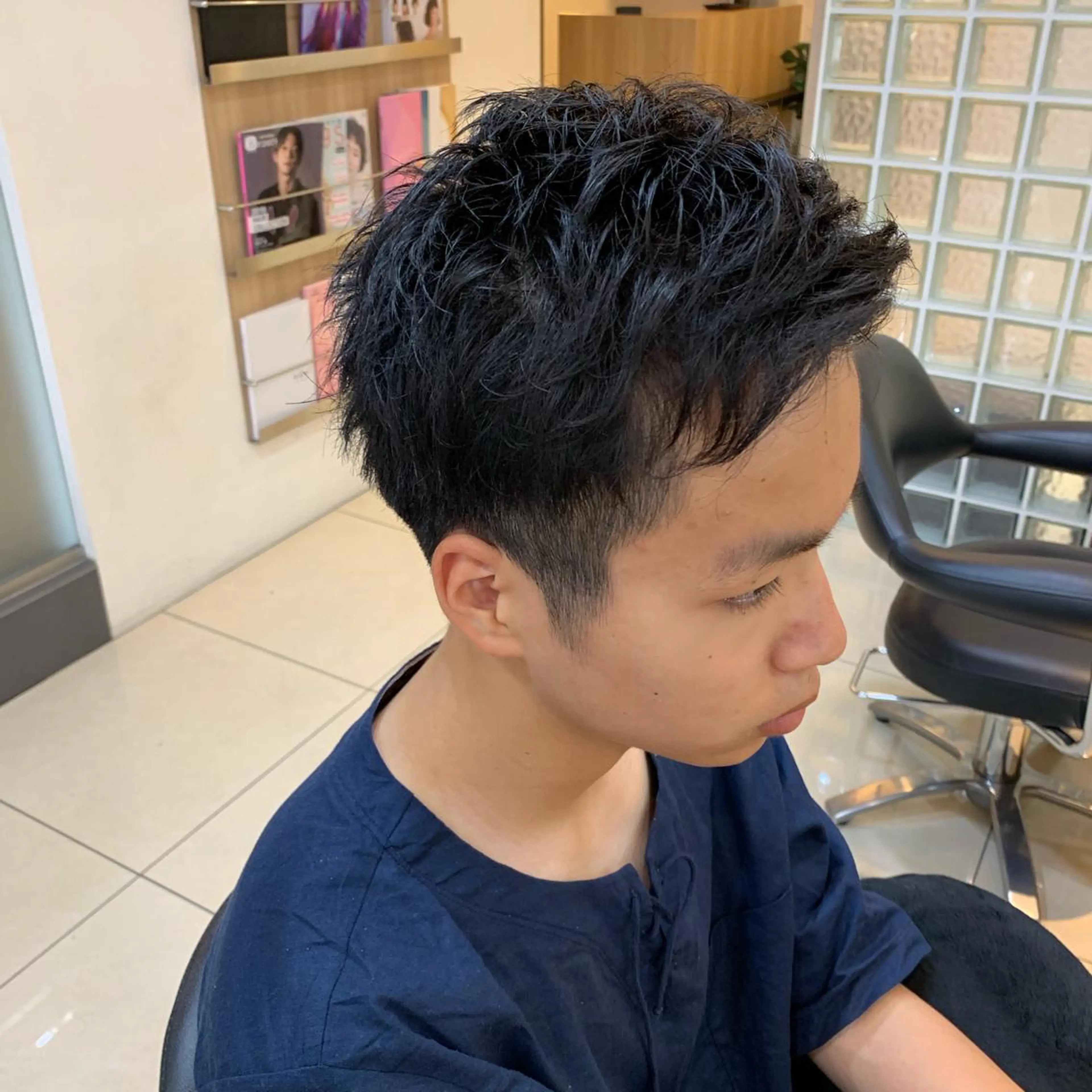 ショート カラー パーマ メンズ 🟤TAP🟤 木曳野　金沢店のヘアスタイル