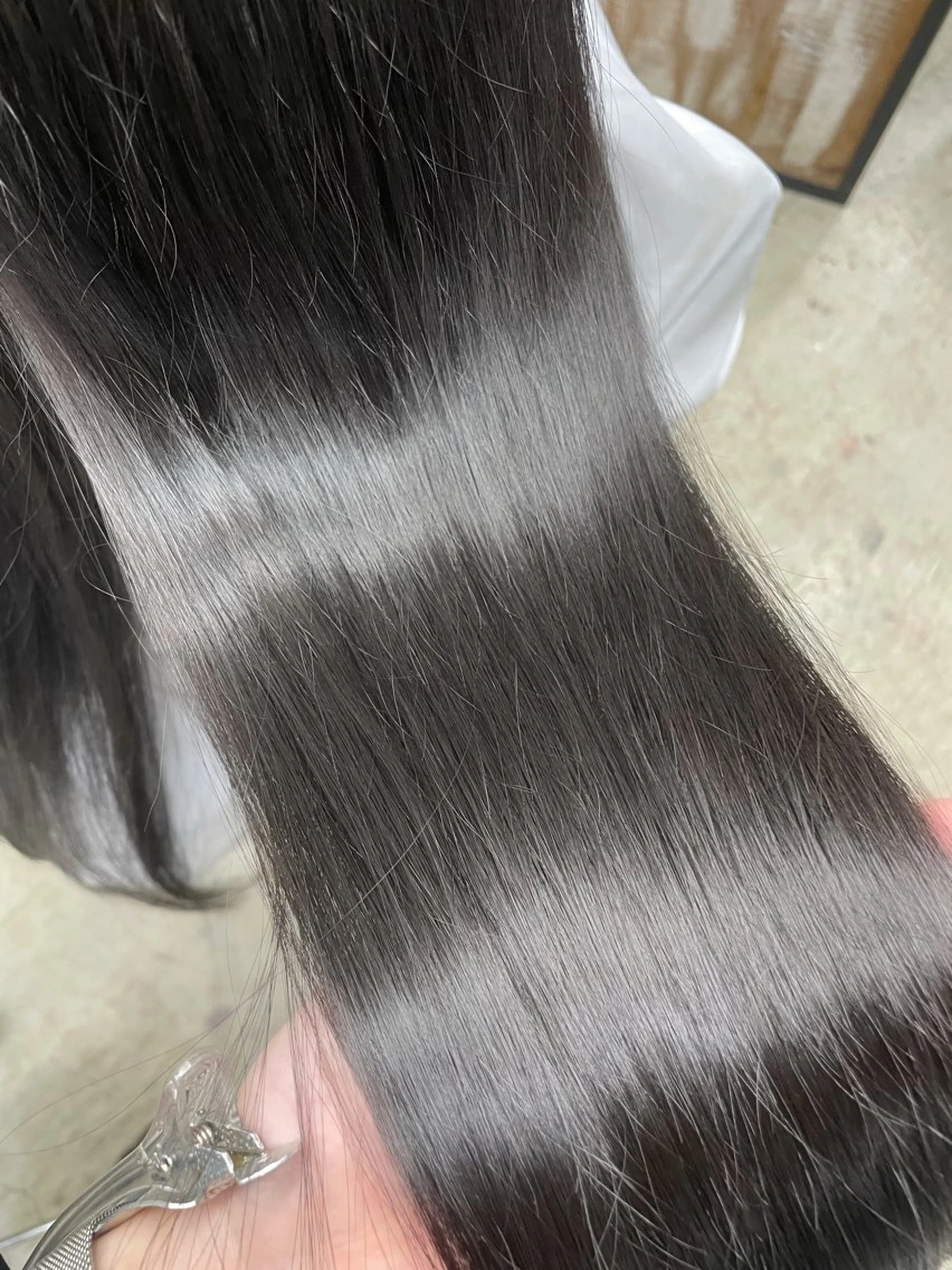 ロング カラー カット ヘアカラー トリートメント 新宿/透明感カラー/ 髪質改善/桜良のヘアスタイル